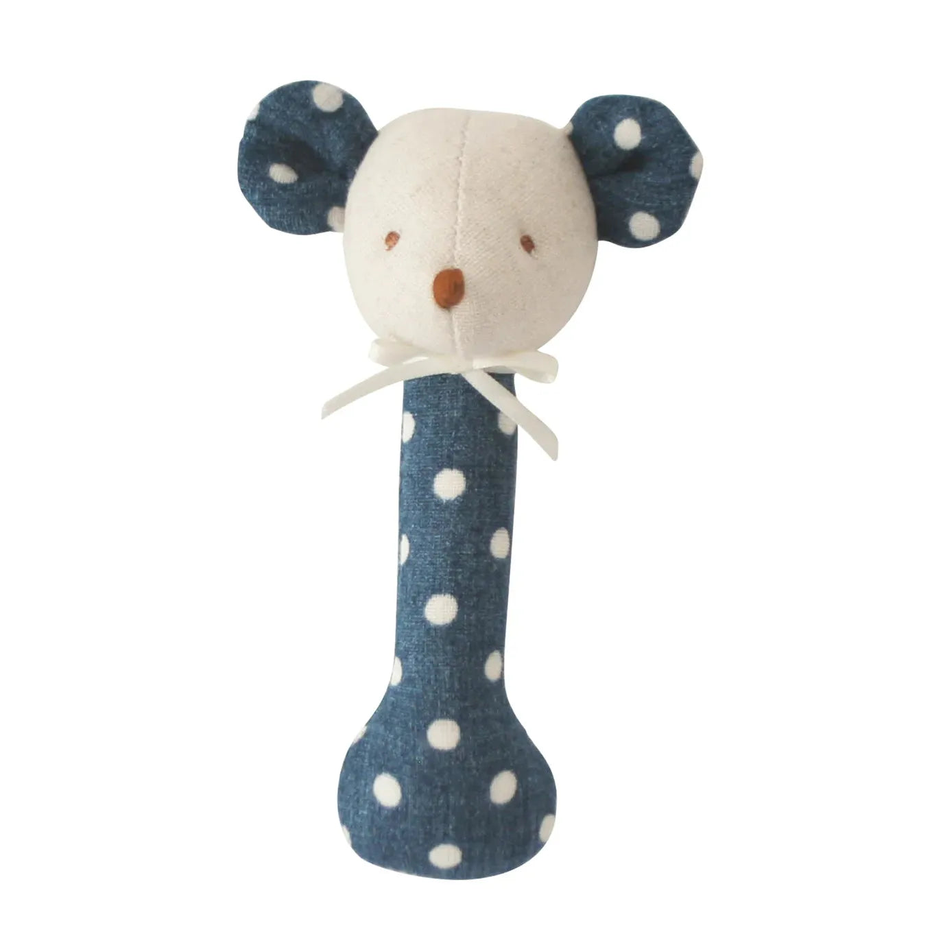 Mouse Stick Rattle - Ocean Blue