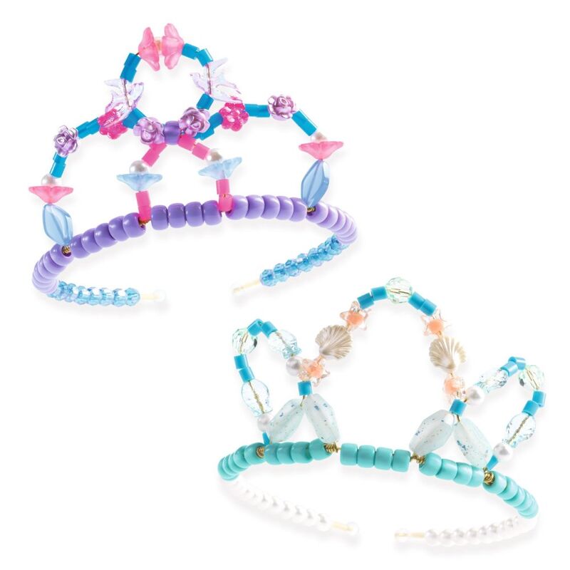 Duo of Tiaras Blue and Purple Bead Kit