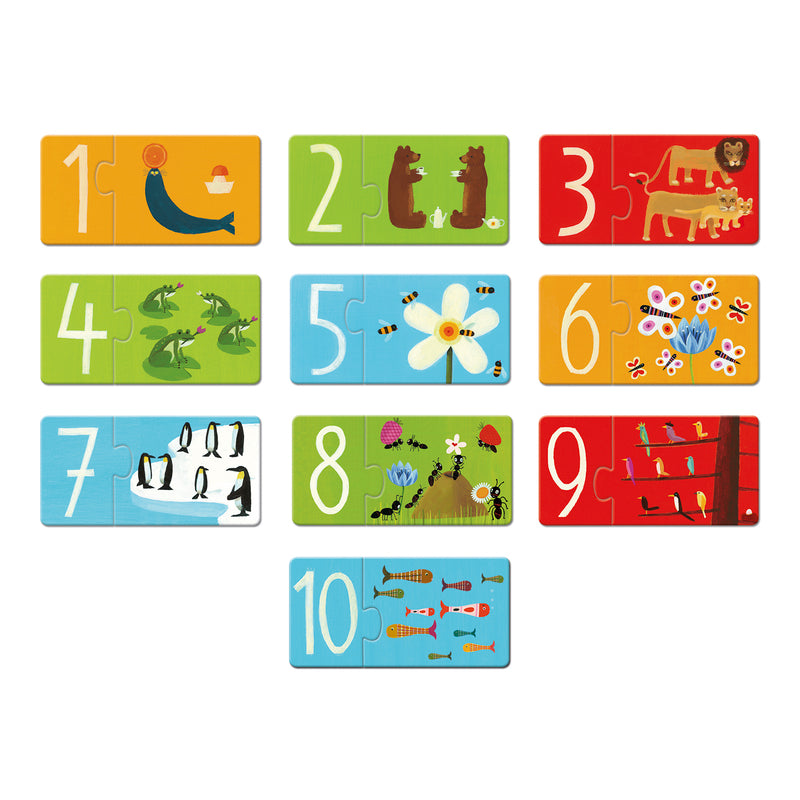 Duo Numbers 20pc Puzzle