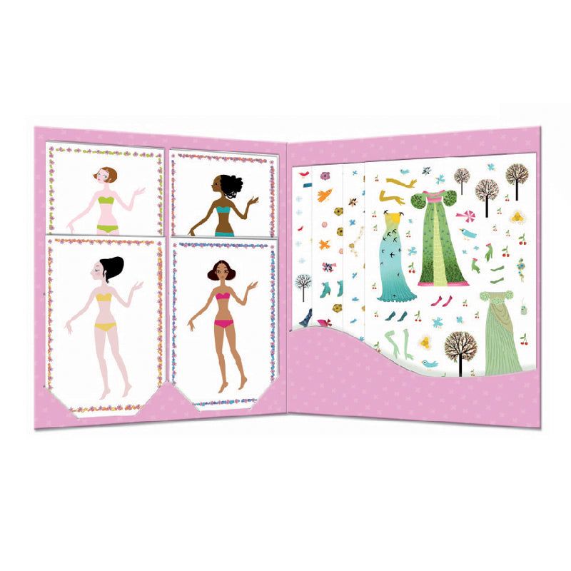 Dresses Through Seasons Stickers And Paper Dolls