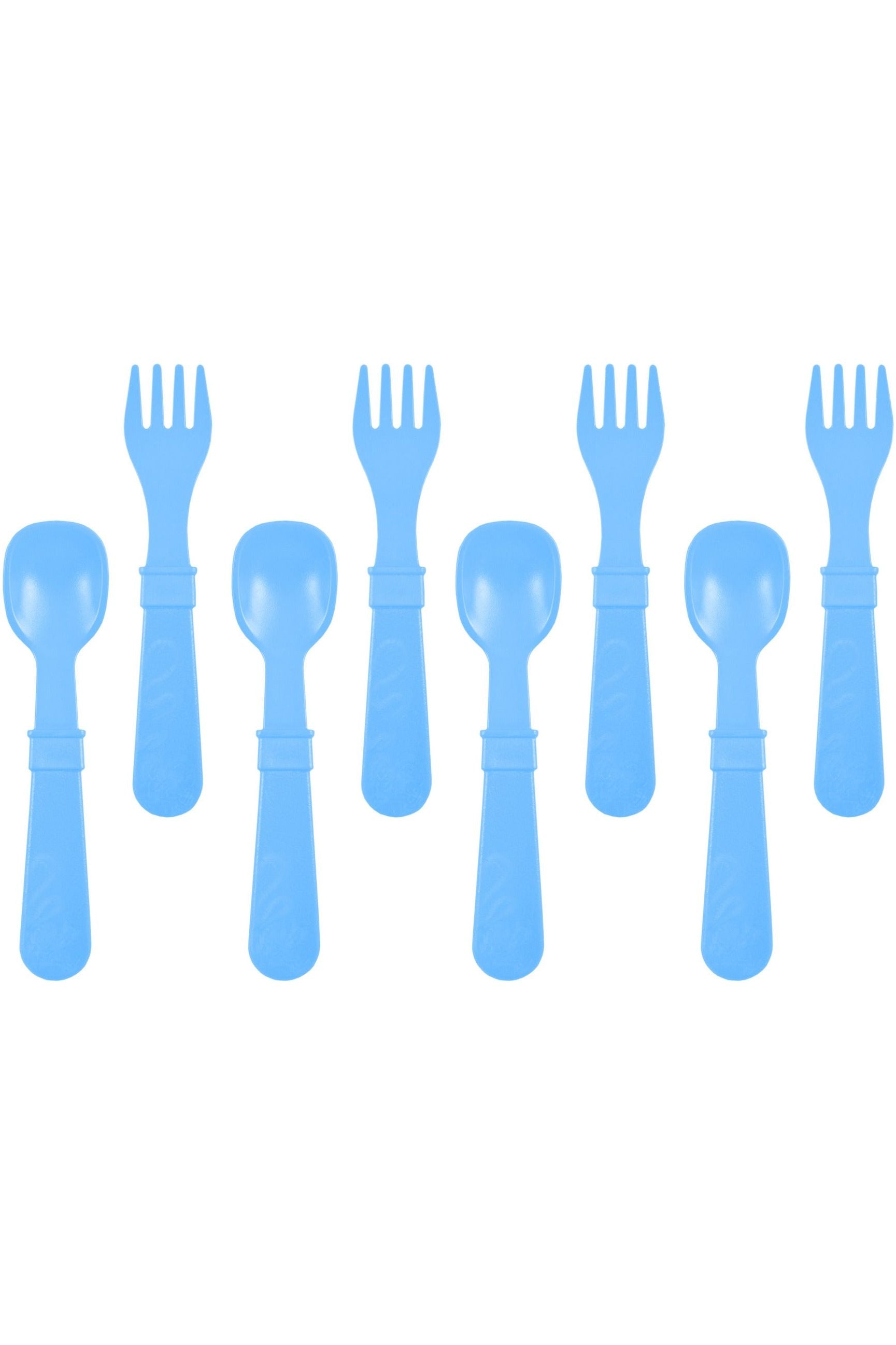 Re-Play Fork and Spoon Set - Denim