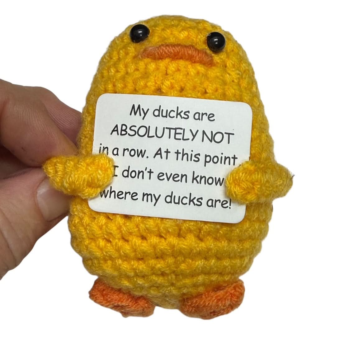 Ducks NOT In A Row Crochet Plush - image 3