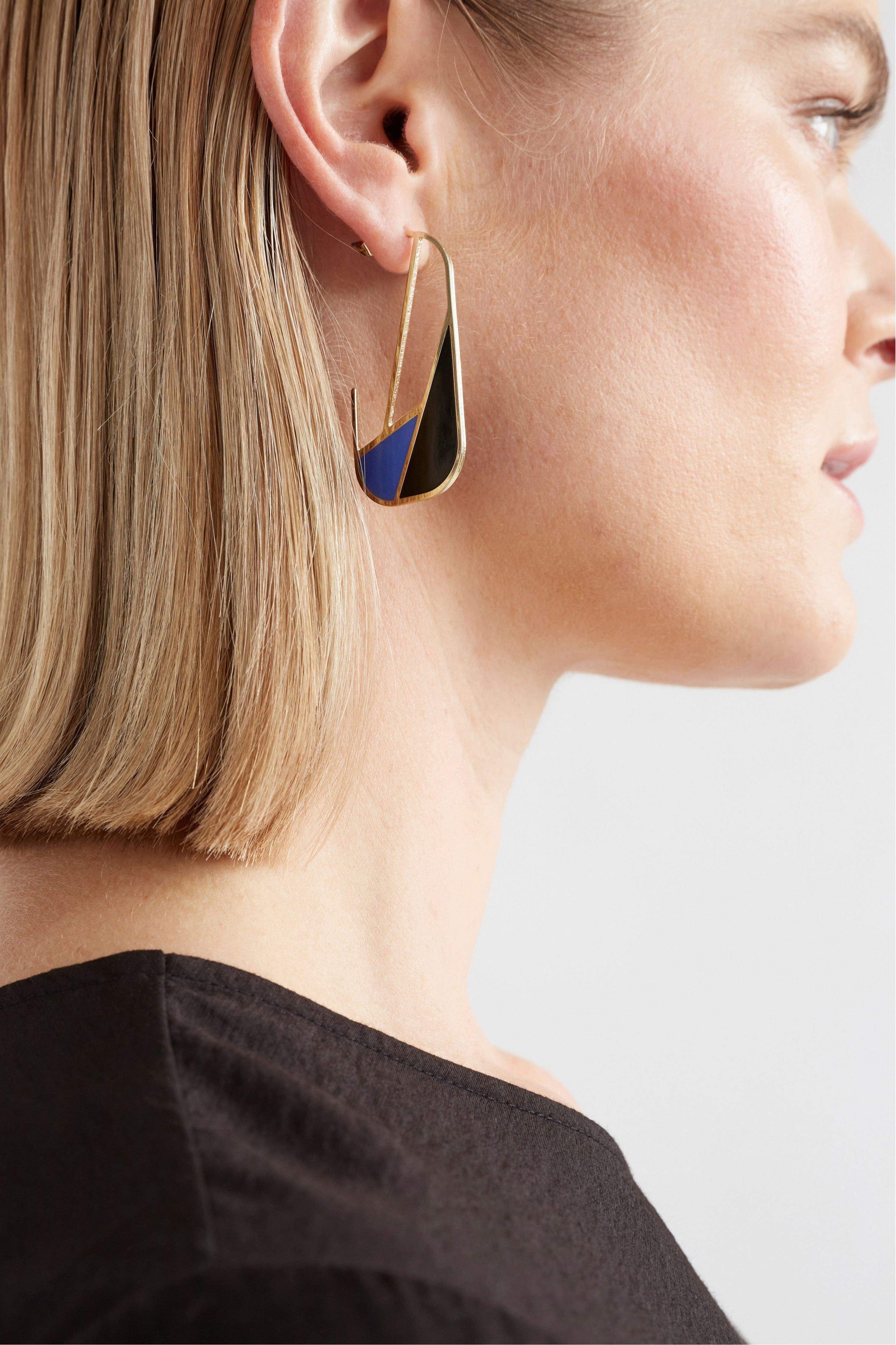 Mond Hoop Earring - Gold