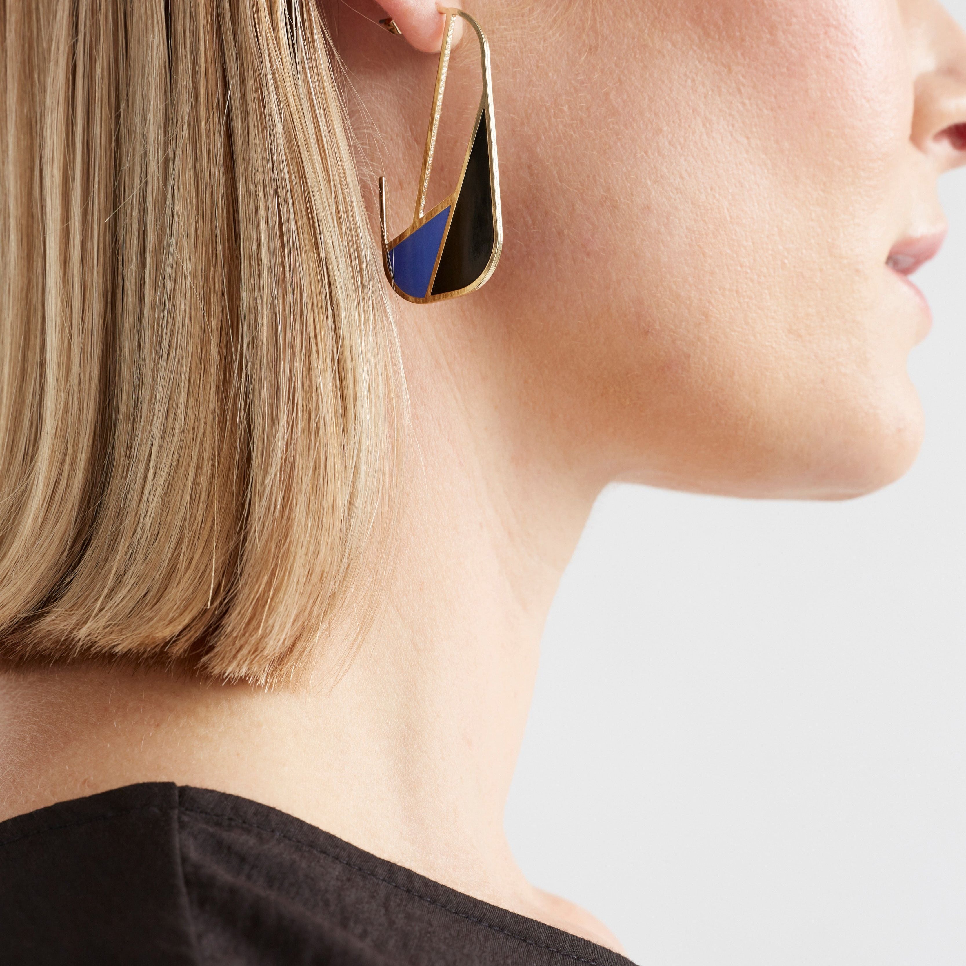 Mond Hoop Earring - Gold