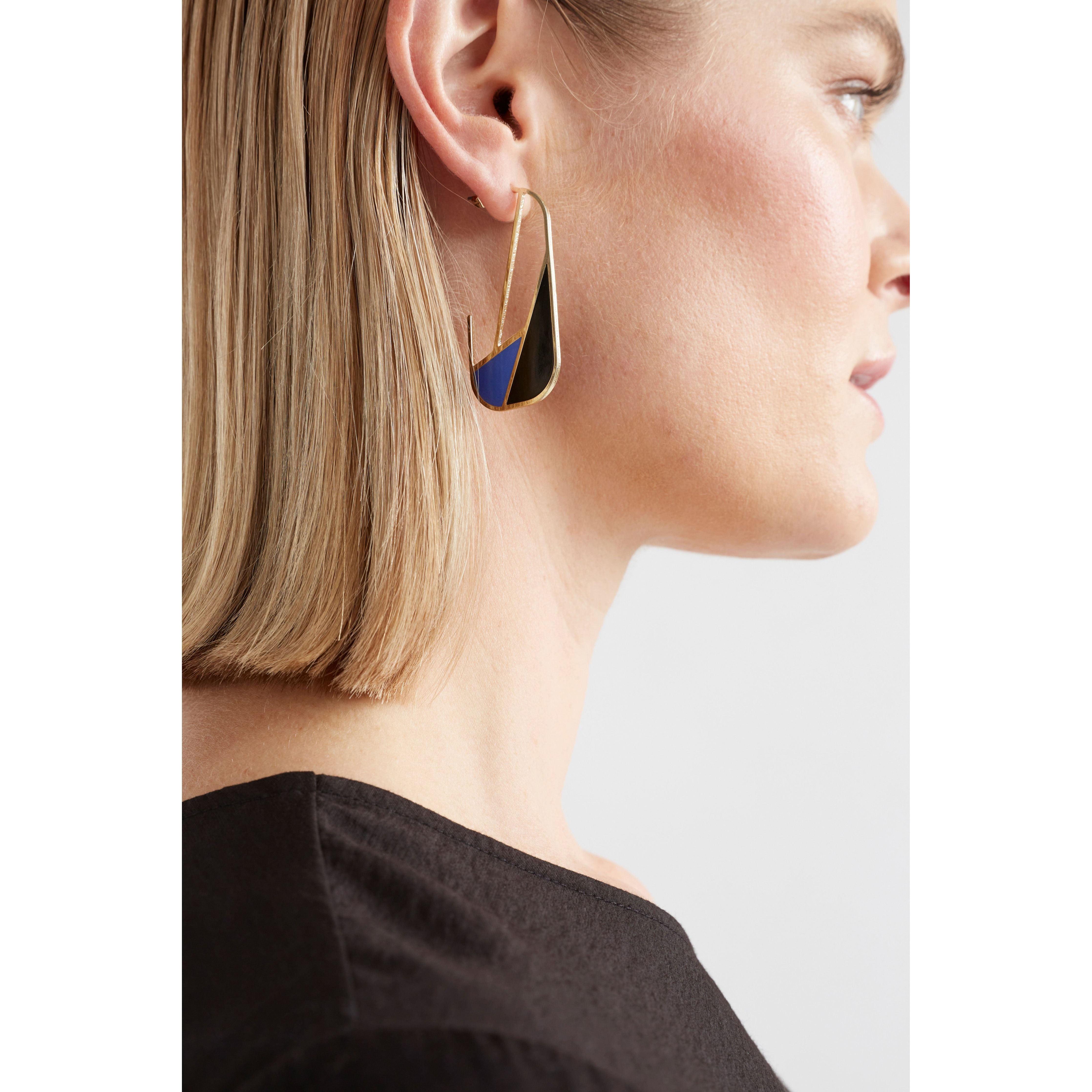 Mond Hoop Earring - Gold