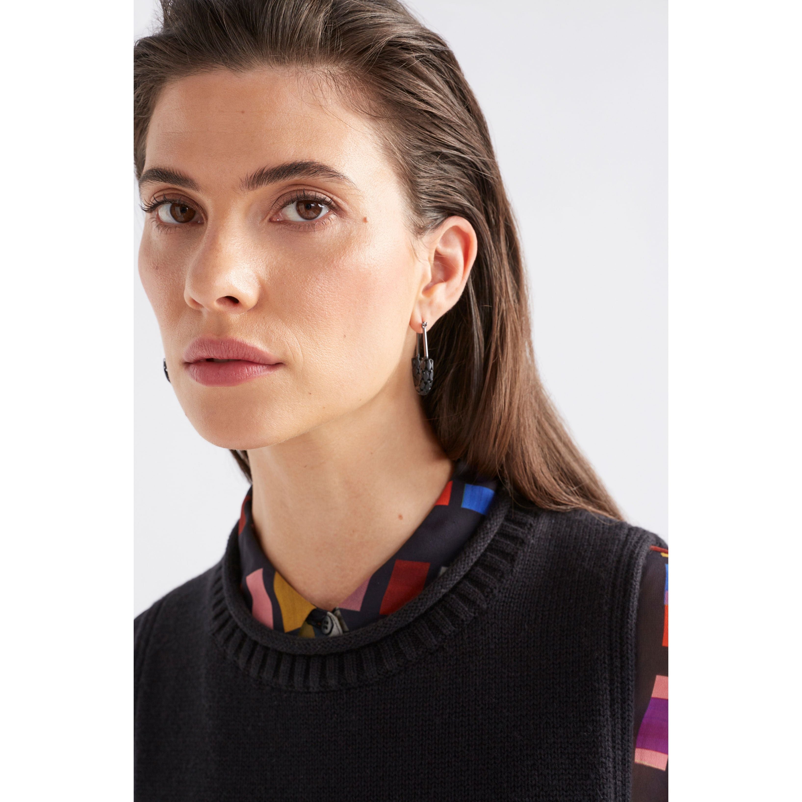 JALI HOOP Earring - Black