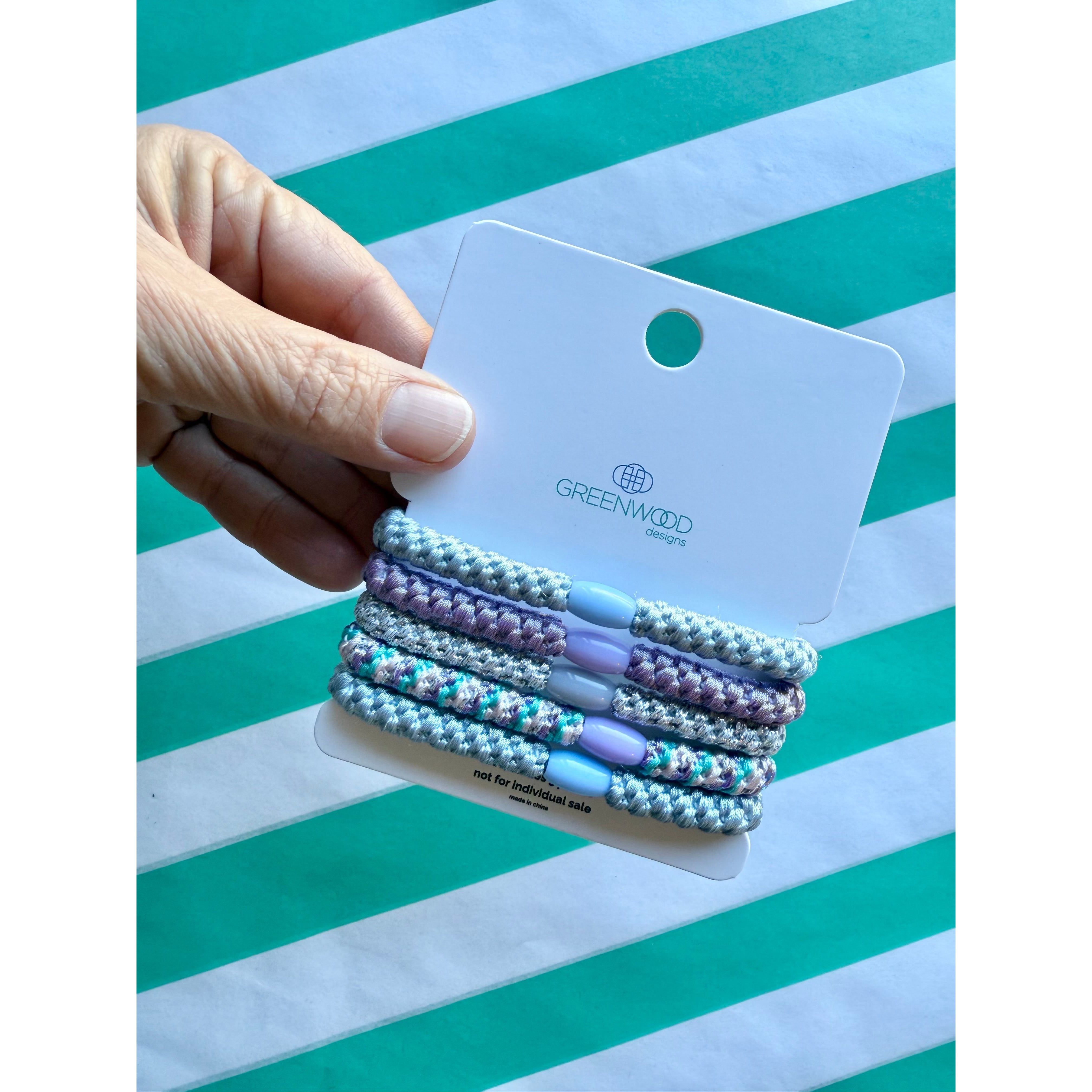 Hair Elastics Pack - Meringue