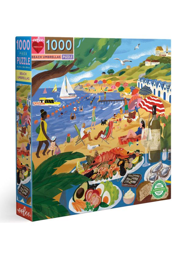 Puzzle - Beach Umbrellas 1000Pc