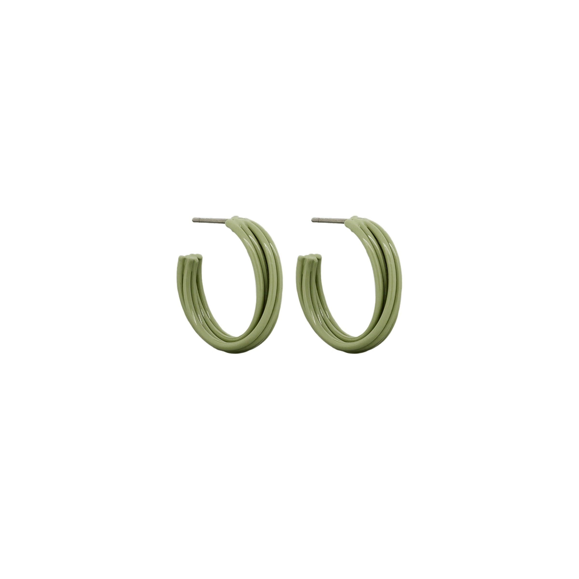 Mint Melanie Hoops
