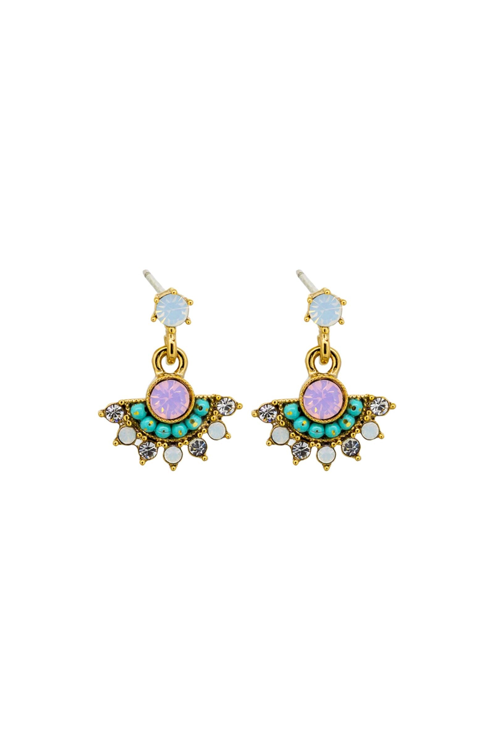 Gold Turquoise Audrey Earrings