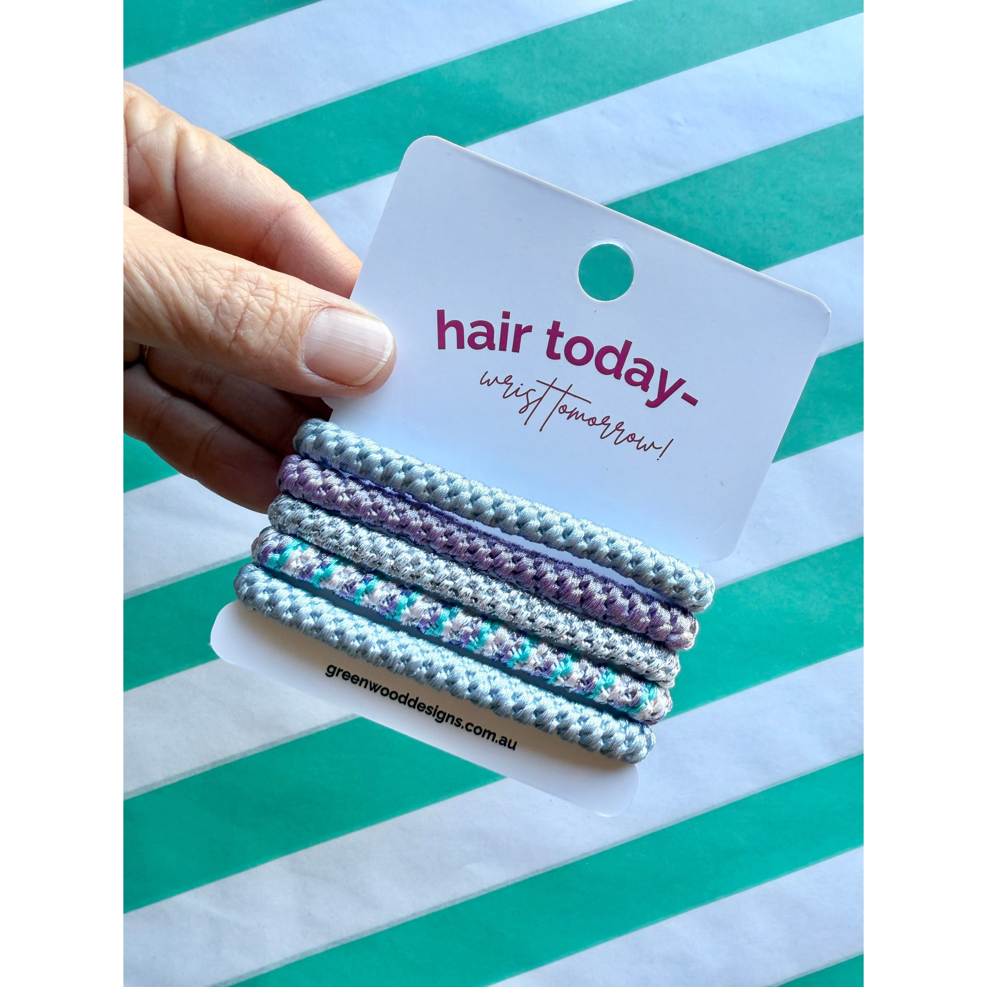 Hair Elastics Pack - Meringue