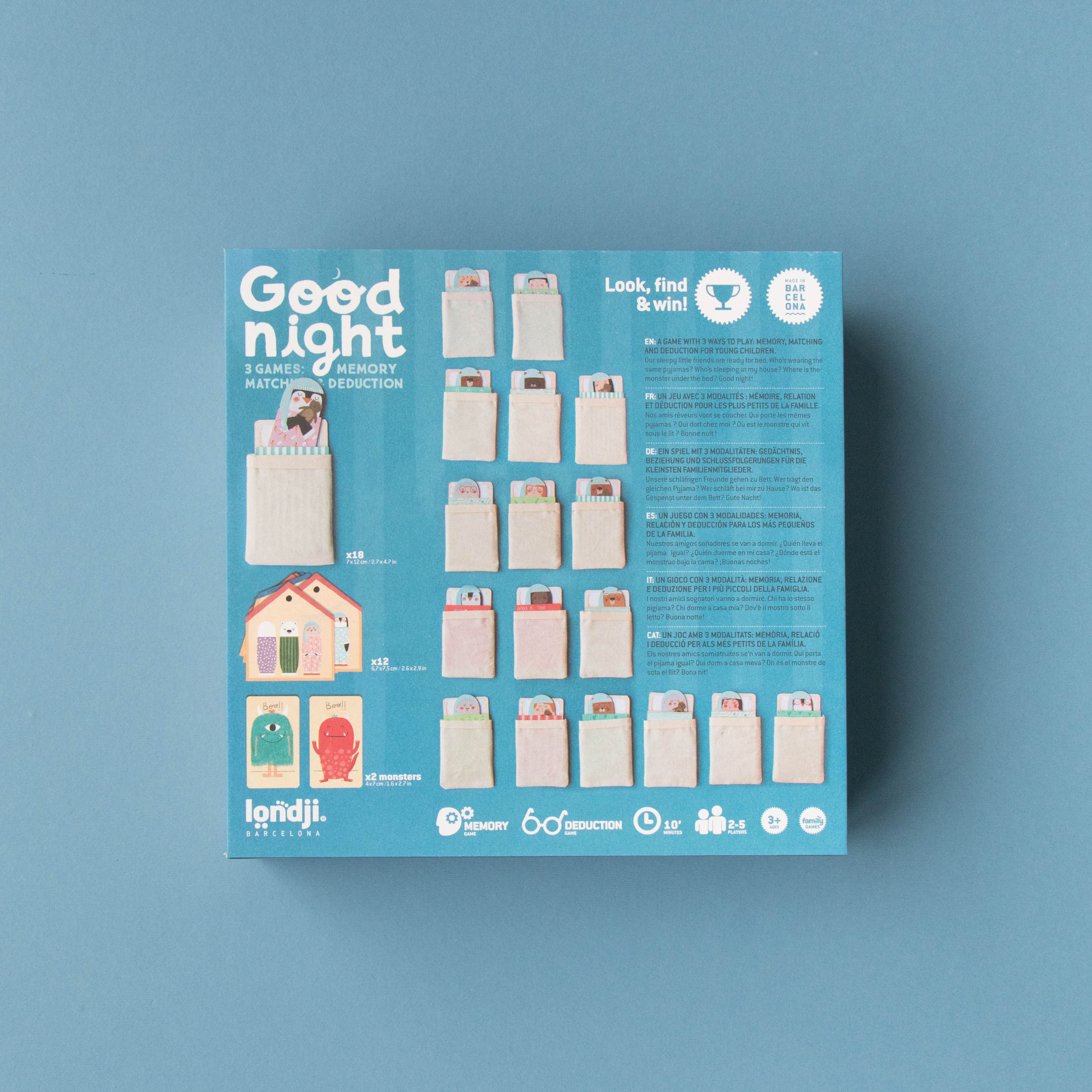 3in1 Memory Game - Good Night