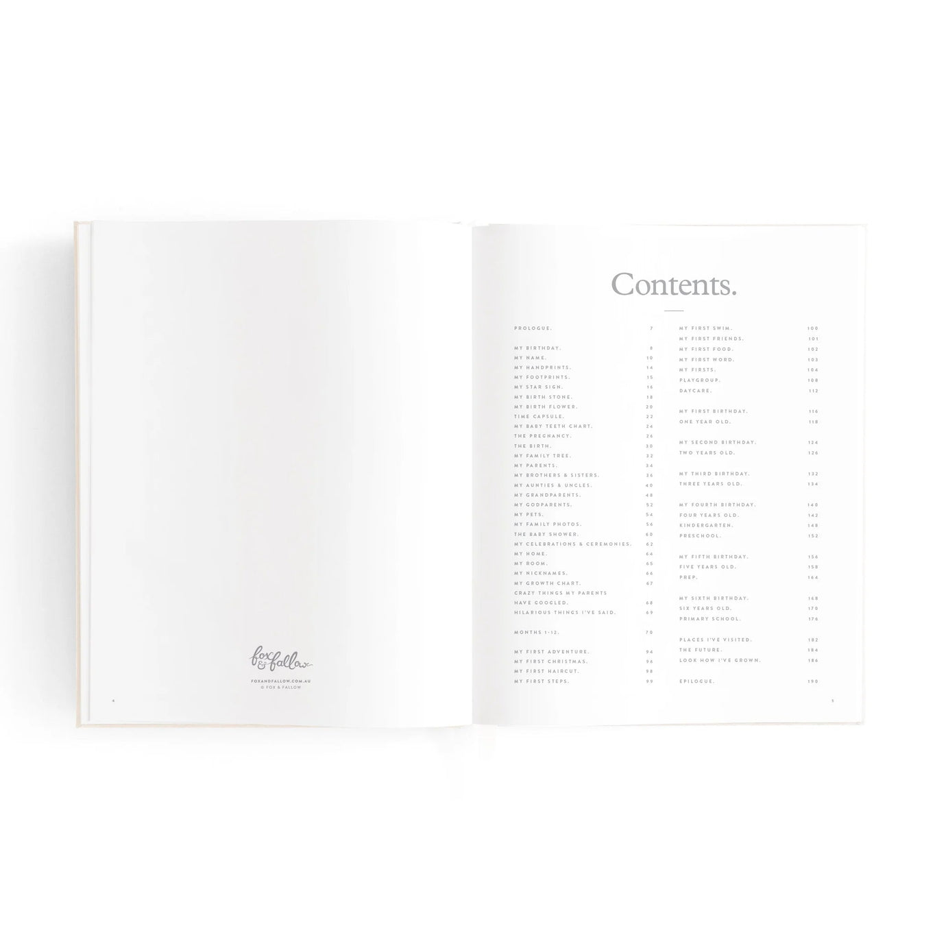 Mini Baby Book - Oatmeal