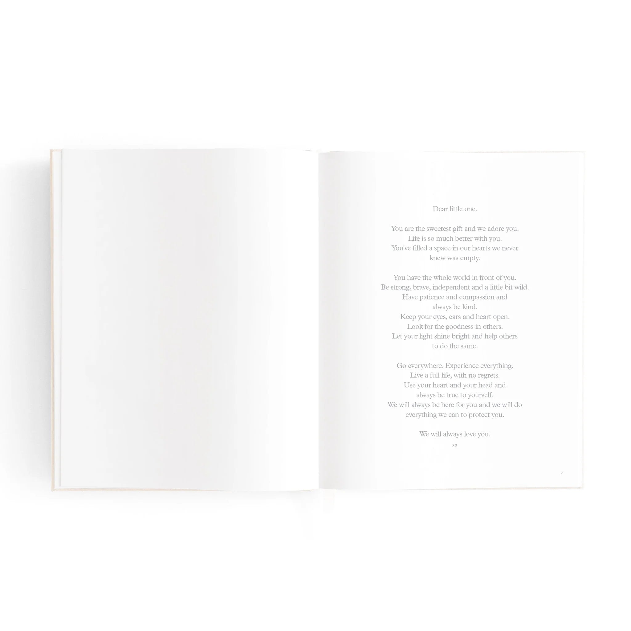 Mini Baby Book - Oatmeal