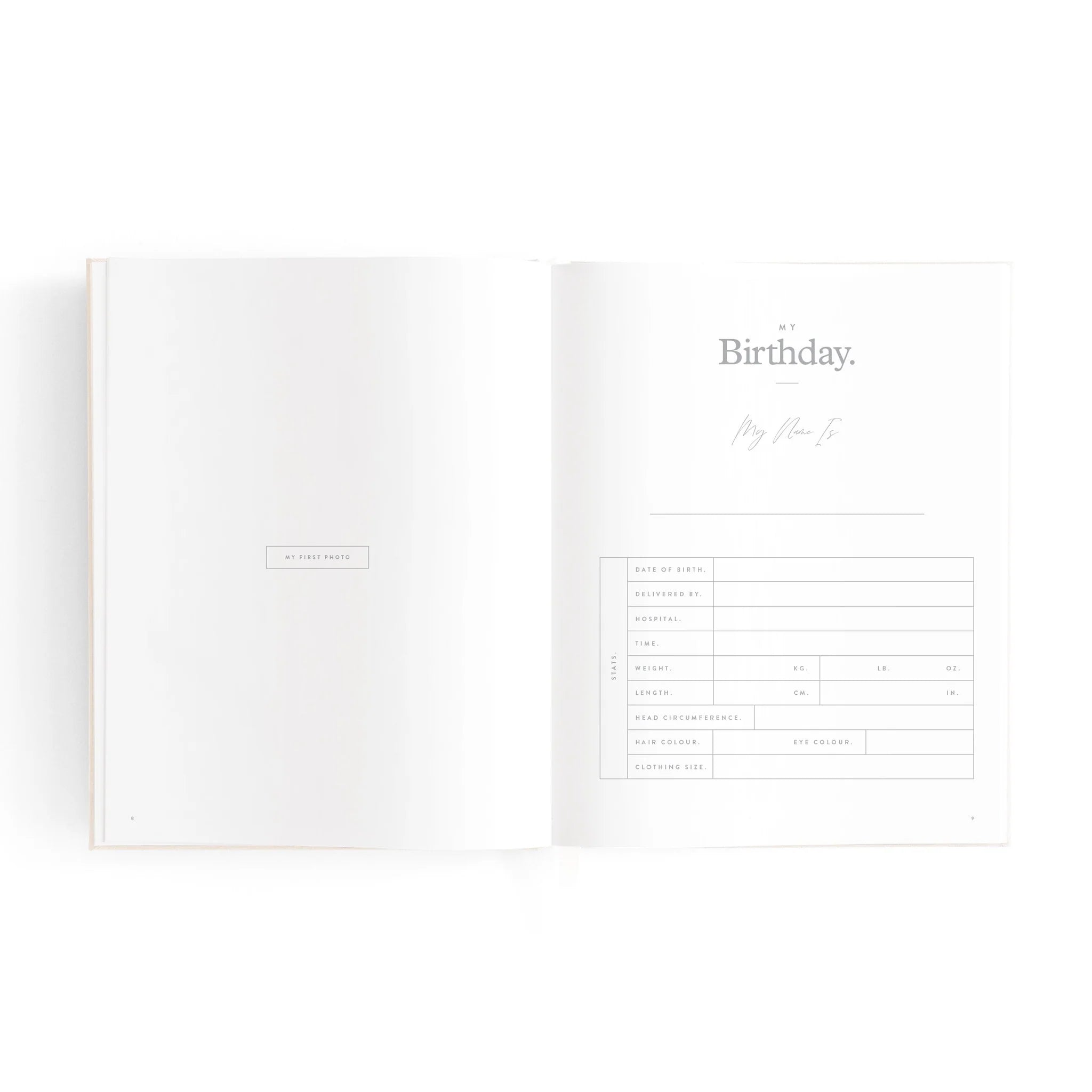 Mini Baby Book - Oatmeal