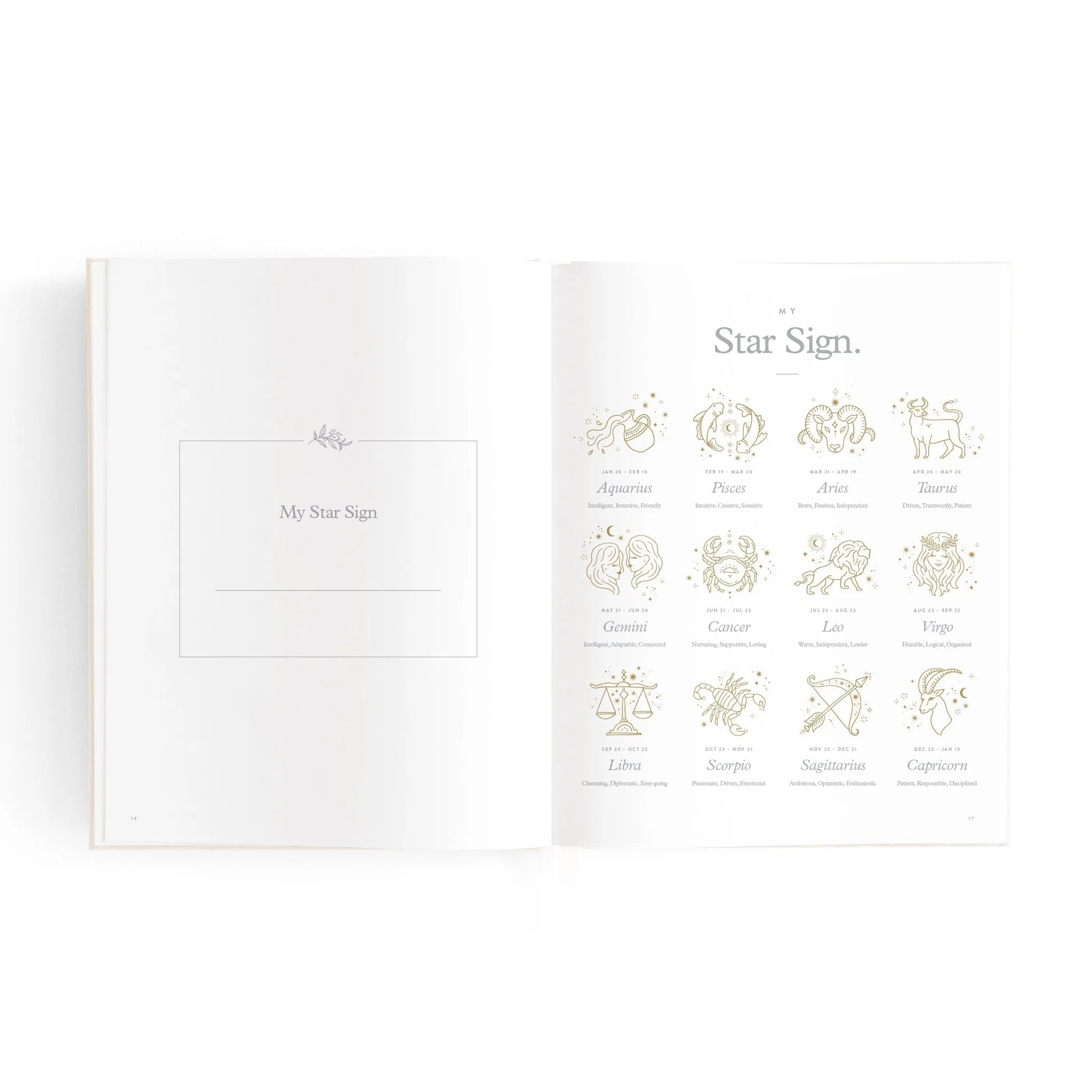 Mini Baby Book - Oatmeal