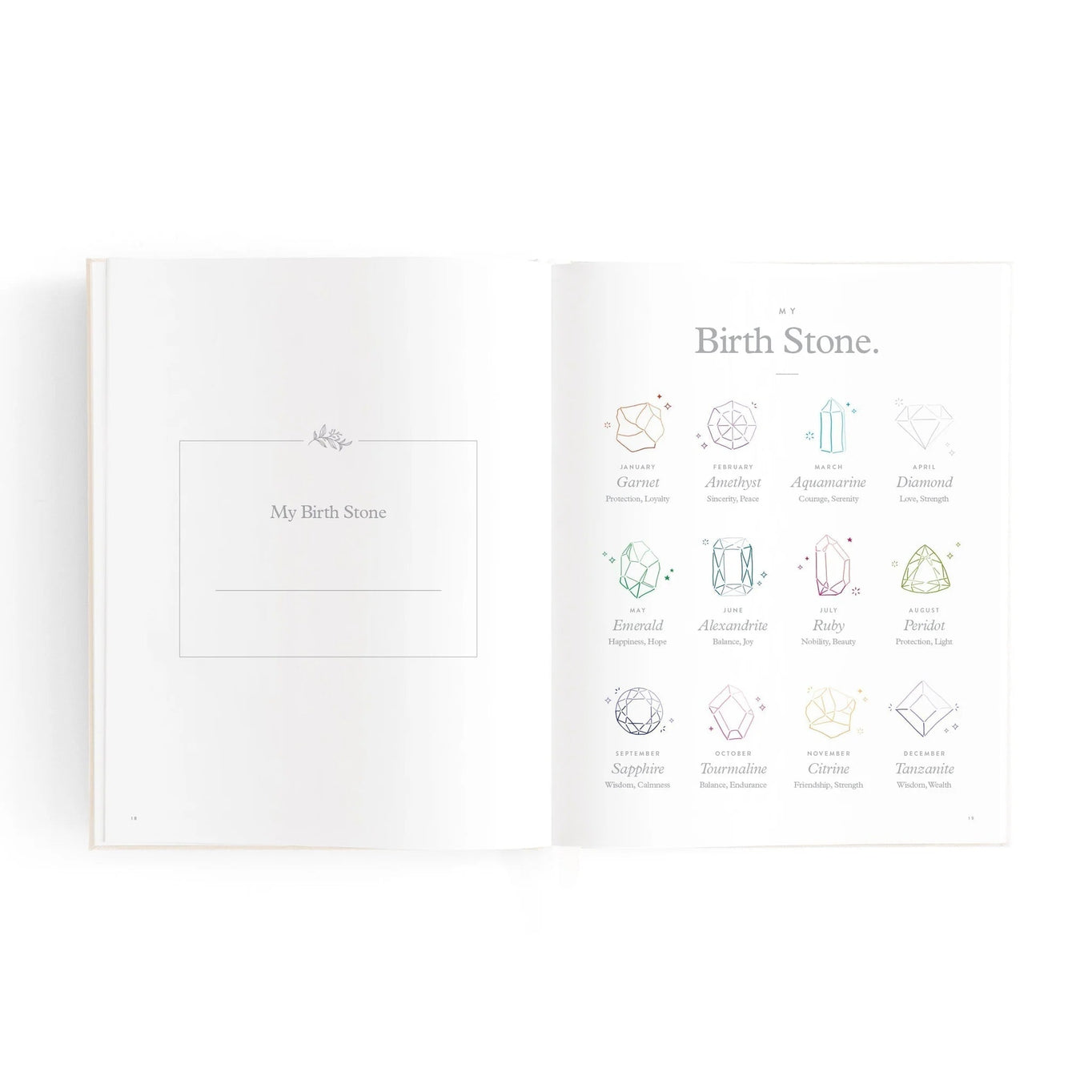 Mini Baby Book - Oatmeal