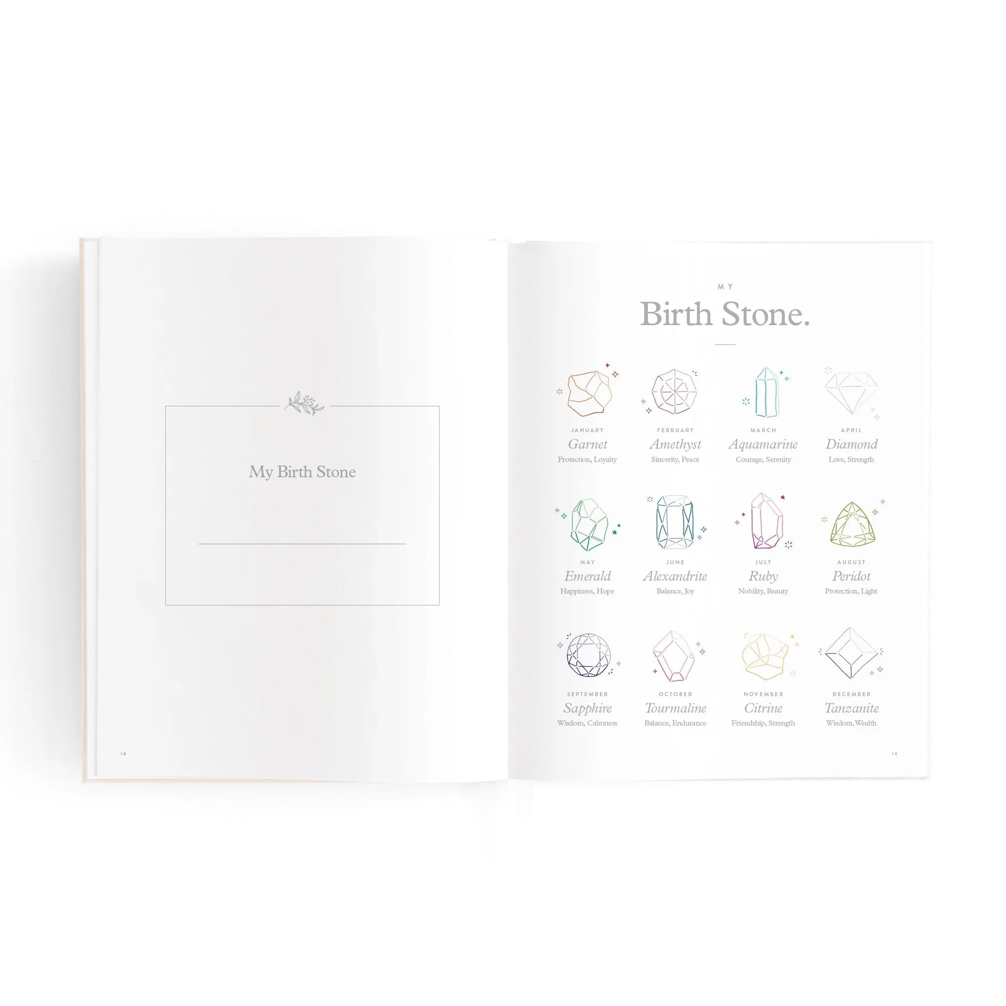 Mini Baby Book - Oatmeal