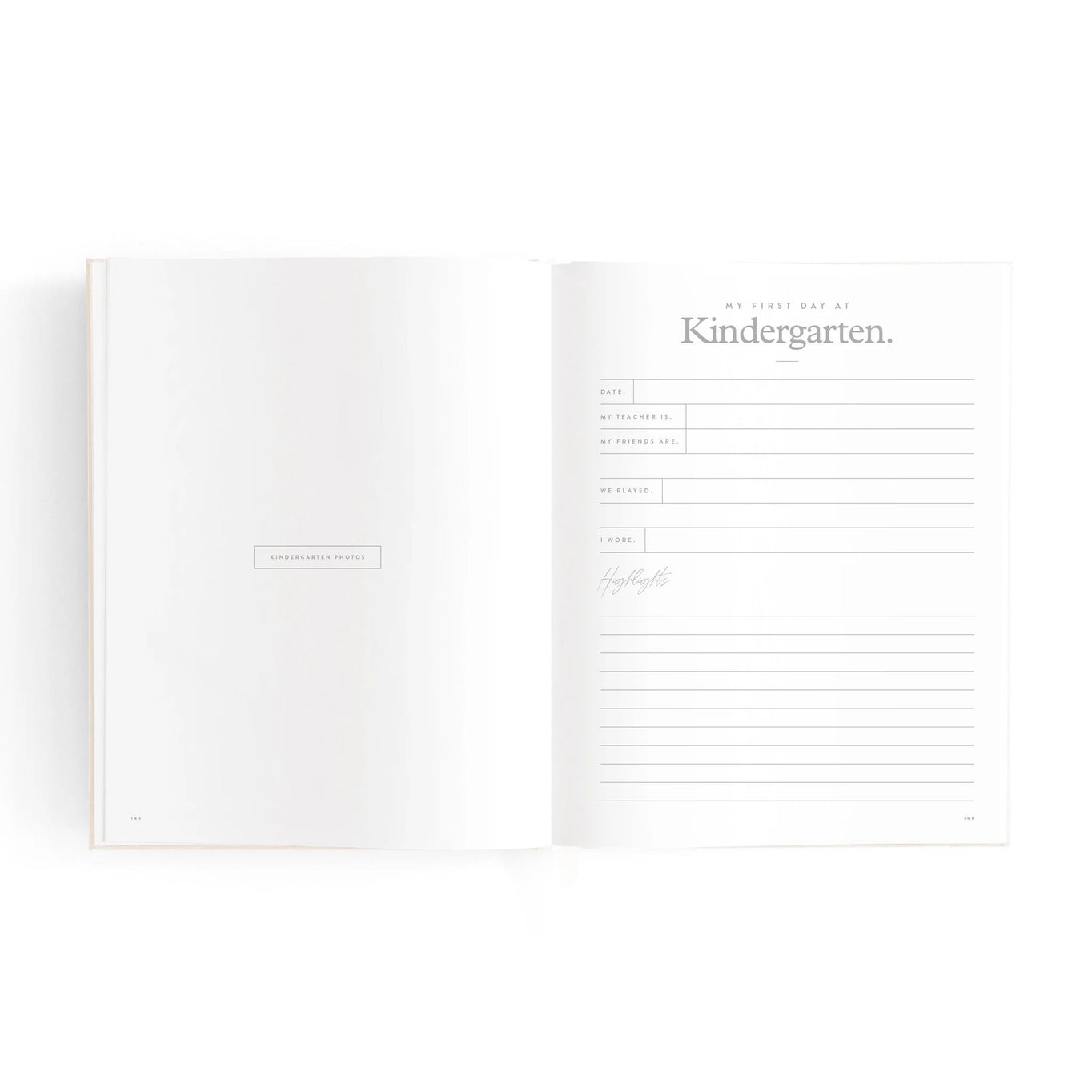Mini Baby Book - Oatmeal