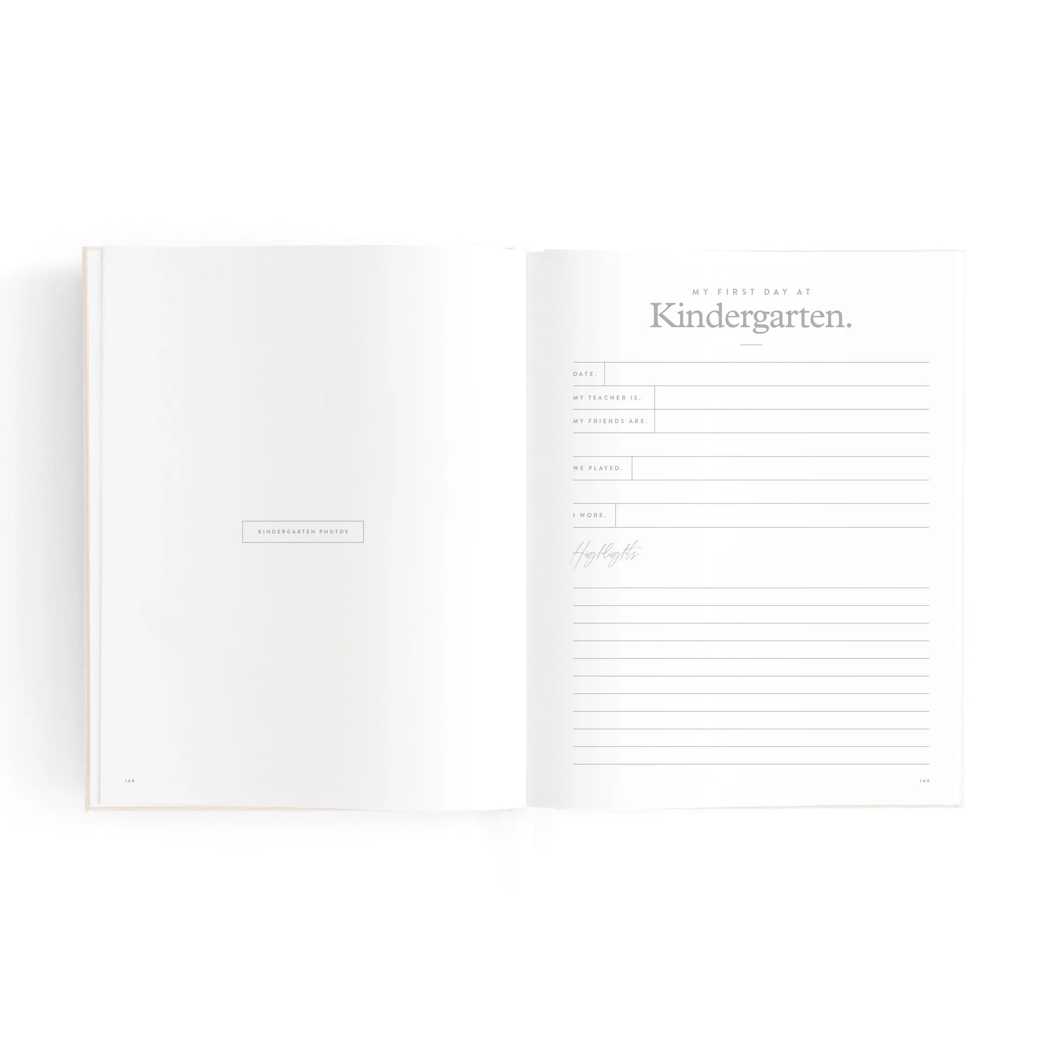 Mini Baby Book - Oatmeal