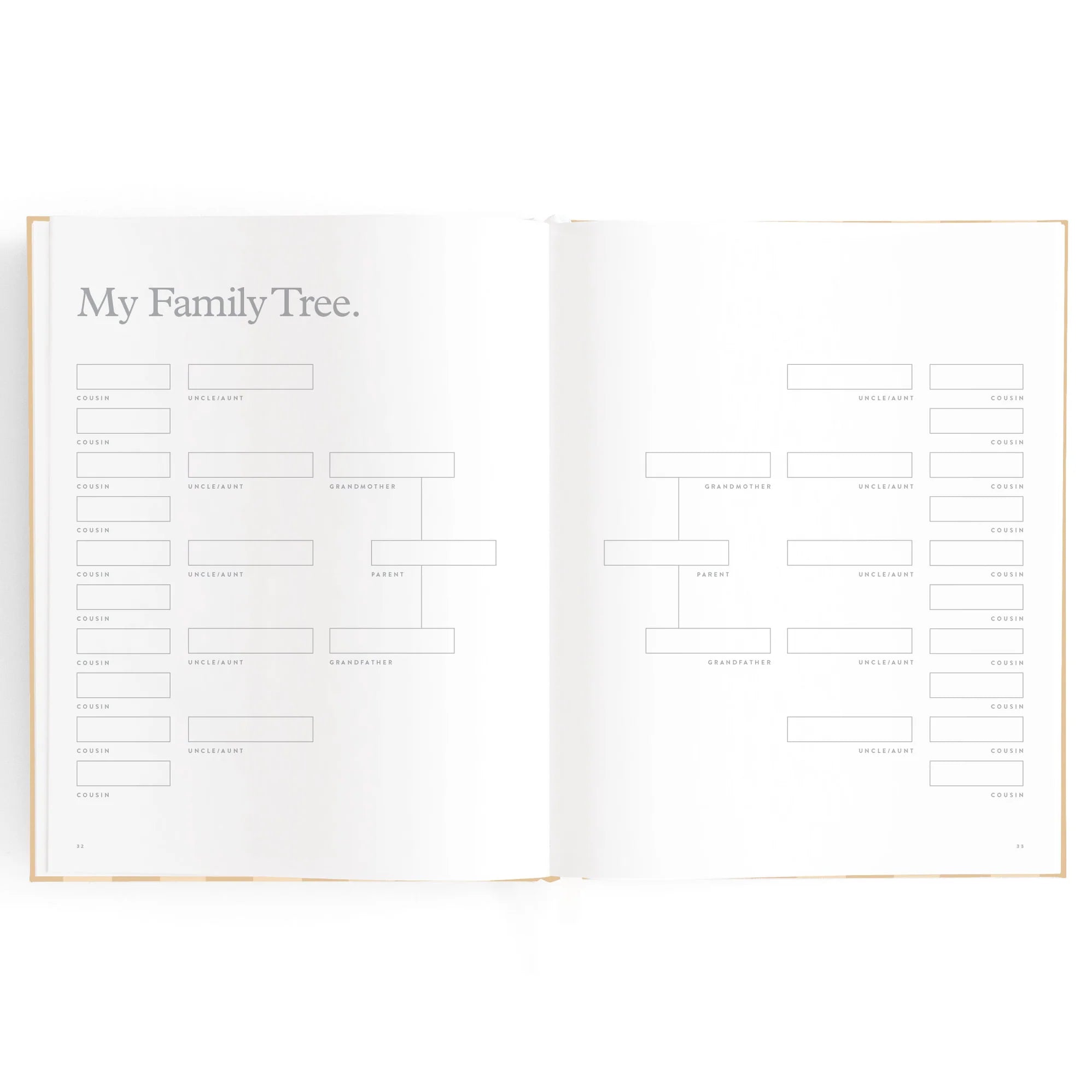Baby Book - Coffee Stripe