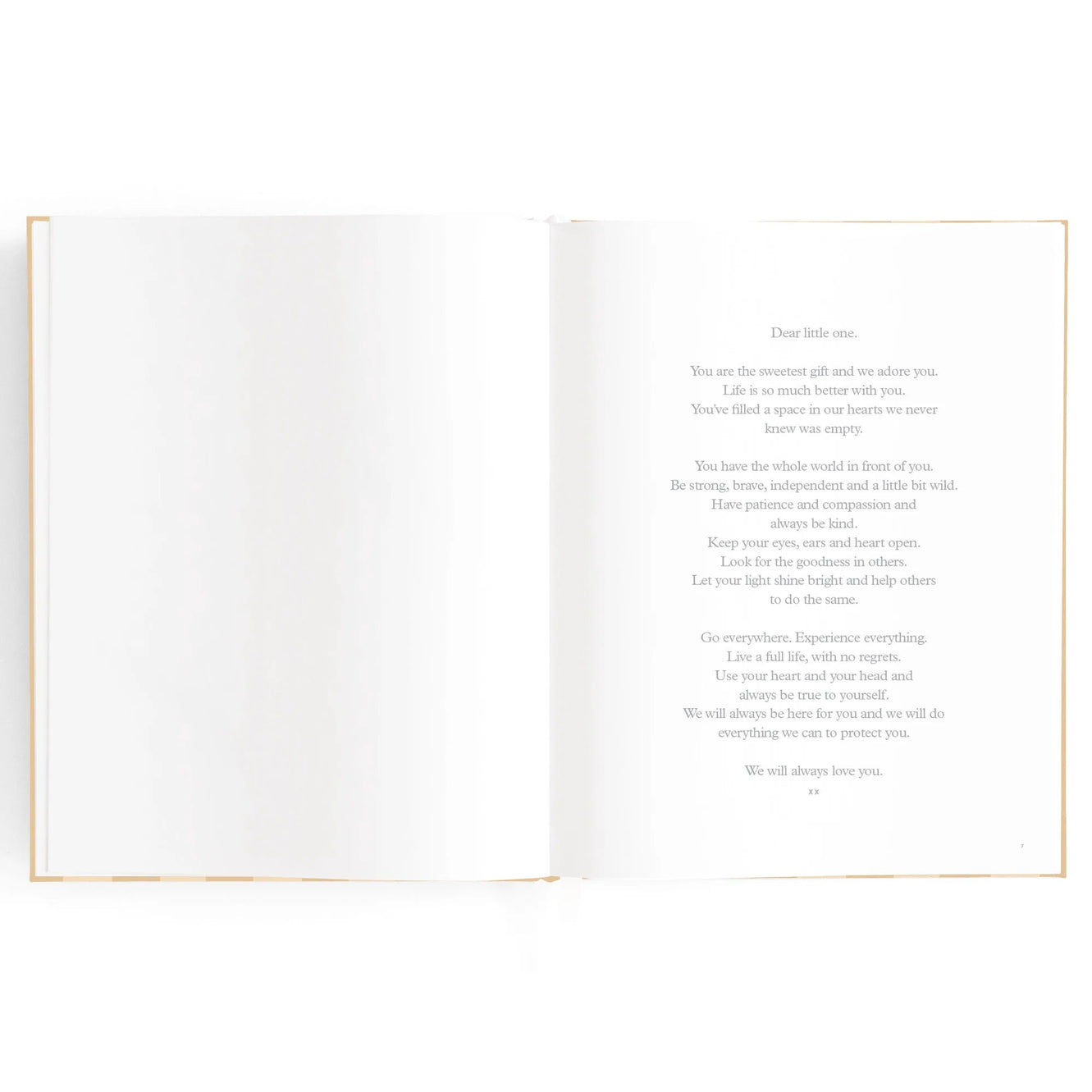 Baby Book - Coffee Stripe
