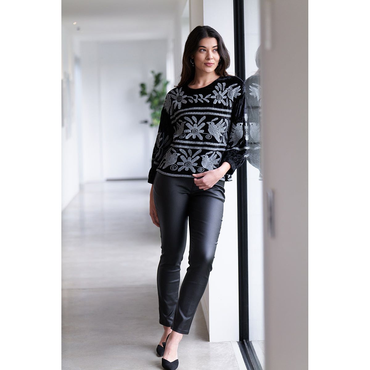 CASINO ROYALE TOP - BLACK