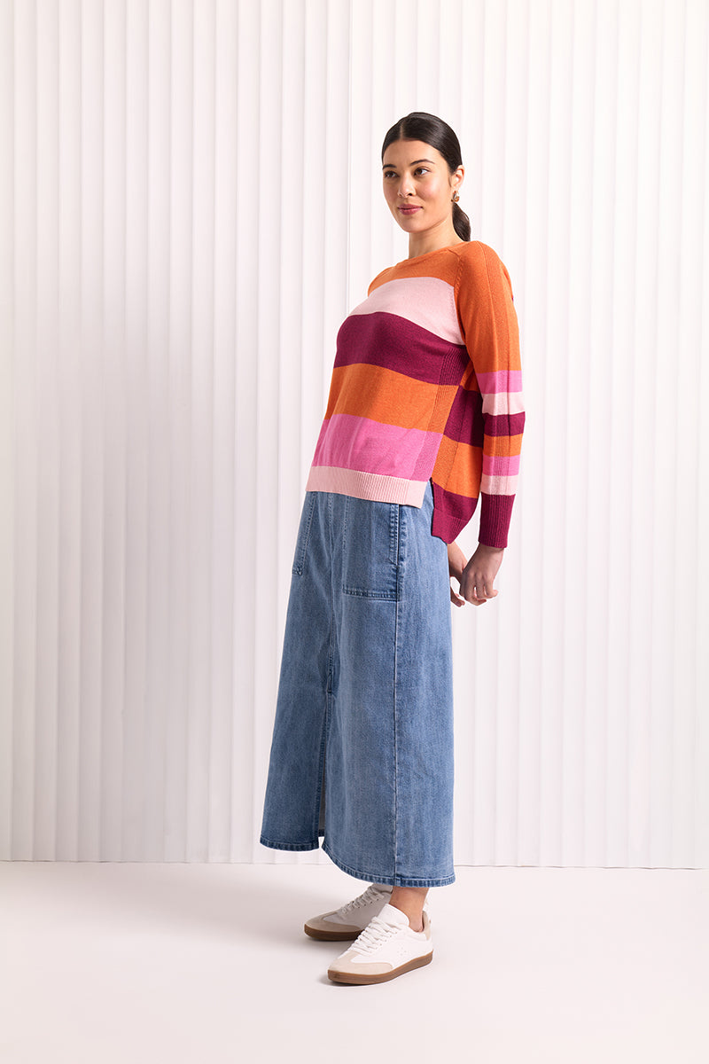 JEAN & TONIC SKIRT - Vintage Wash