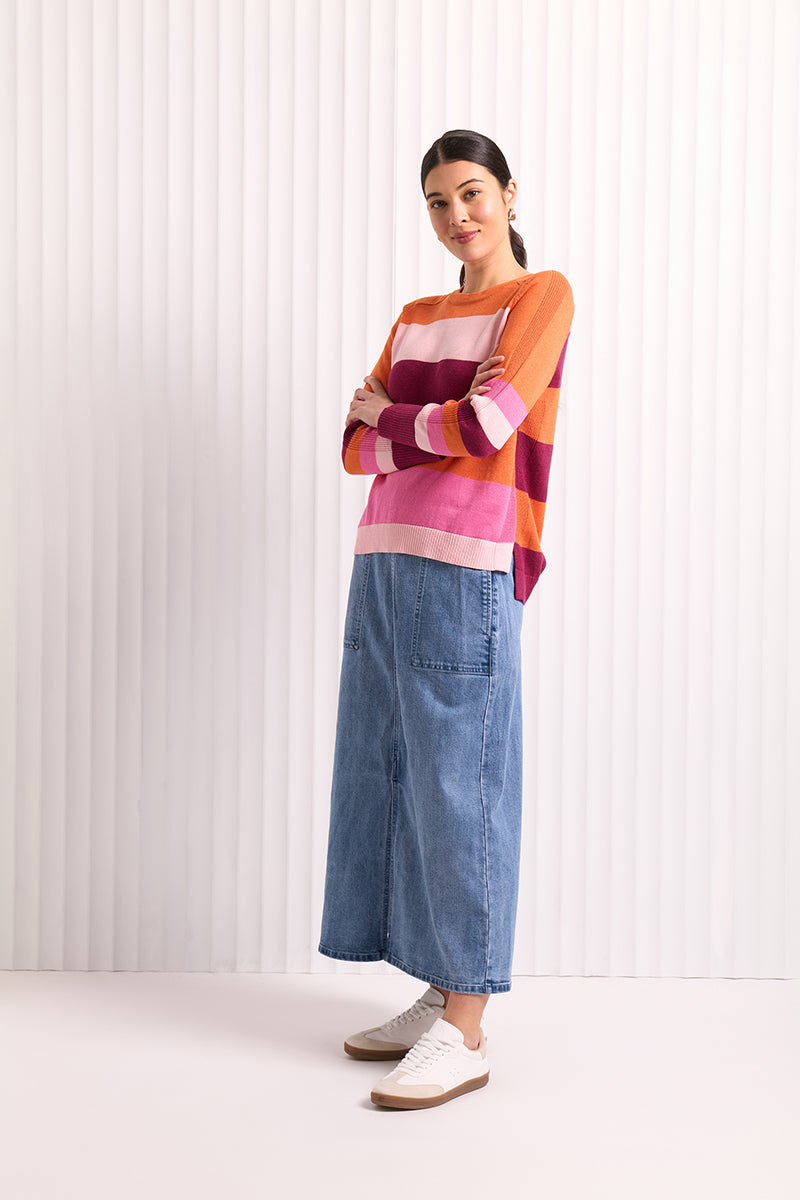 JEAN & TONIC SKIRT - Vintage Wash