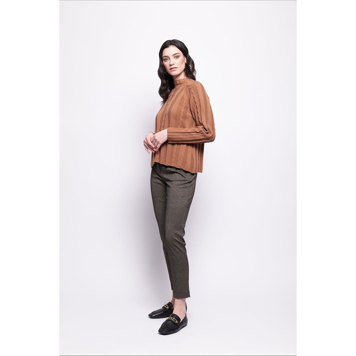 FEELING CONNECTED SWEATER - Caramel