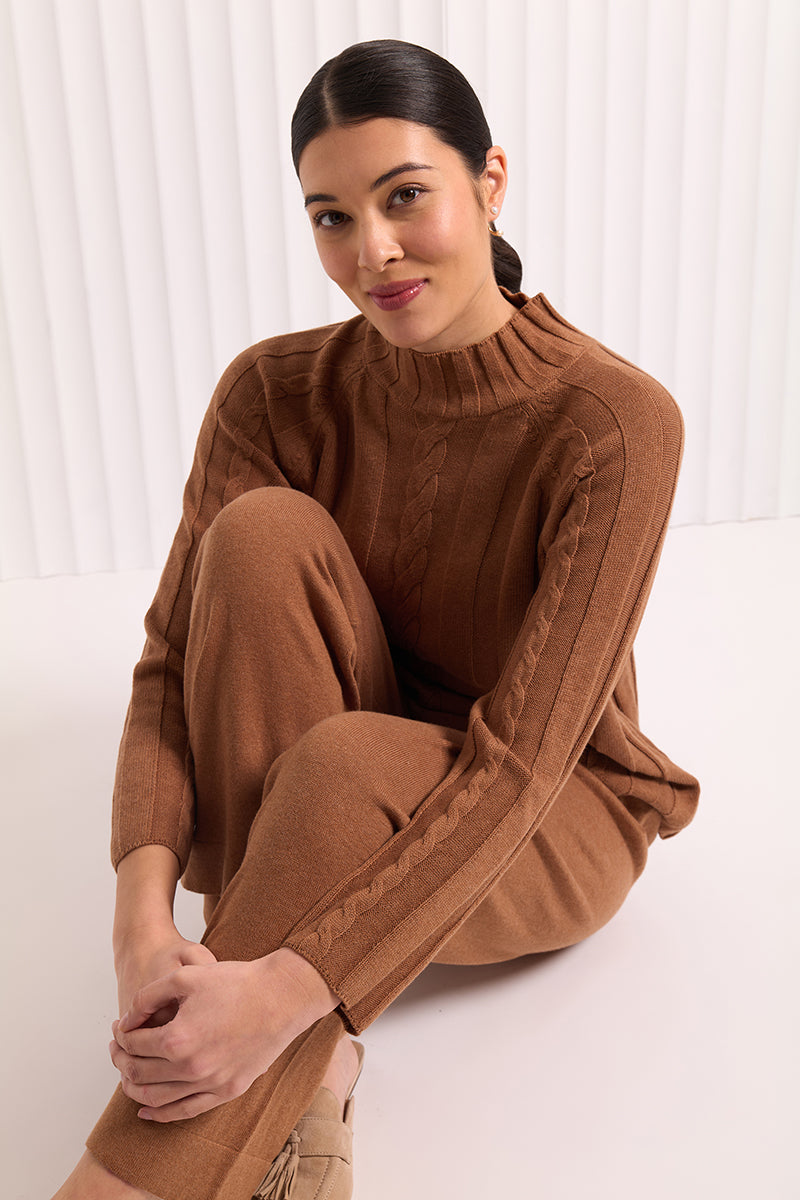 GODDESS PANT - Caramel