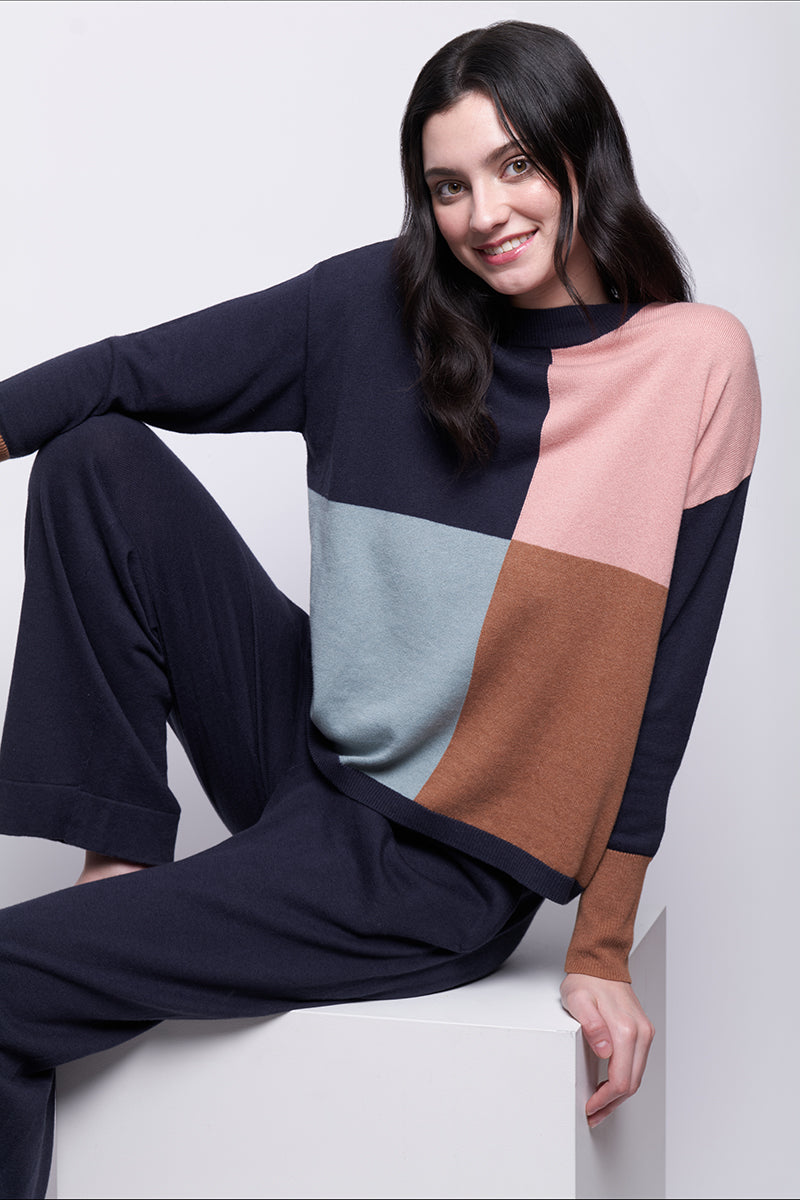 LOOKING SHARP SWEATER - Midnight Mix