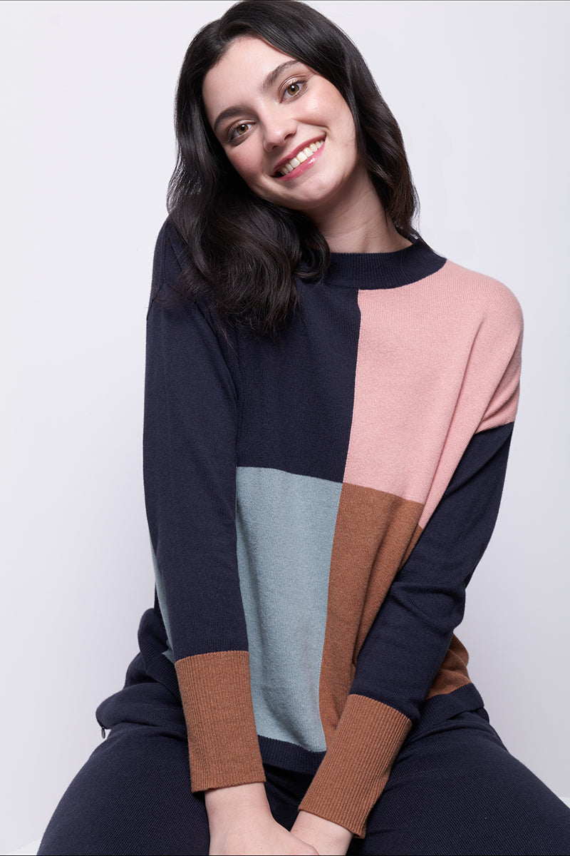 LOOKING SHARP SWEATER - Midnight Mix