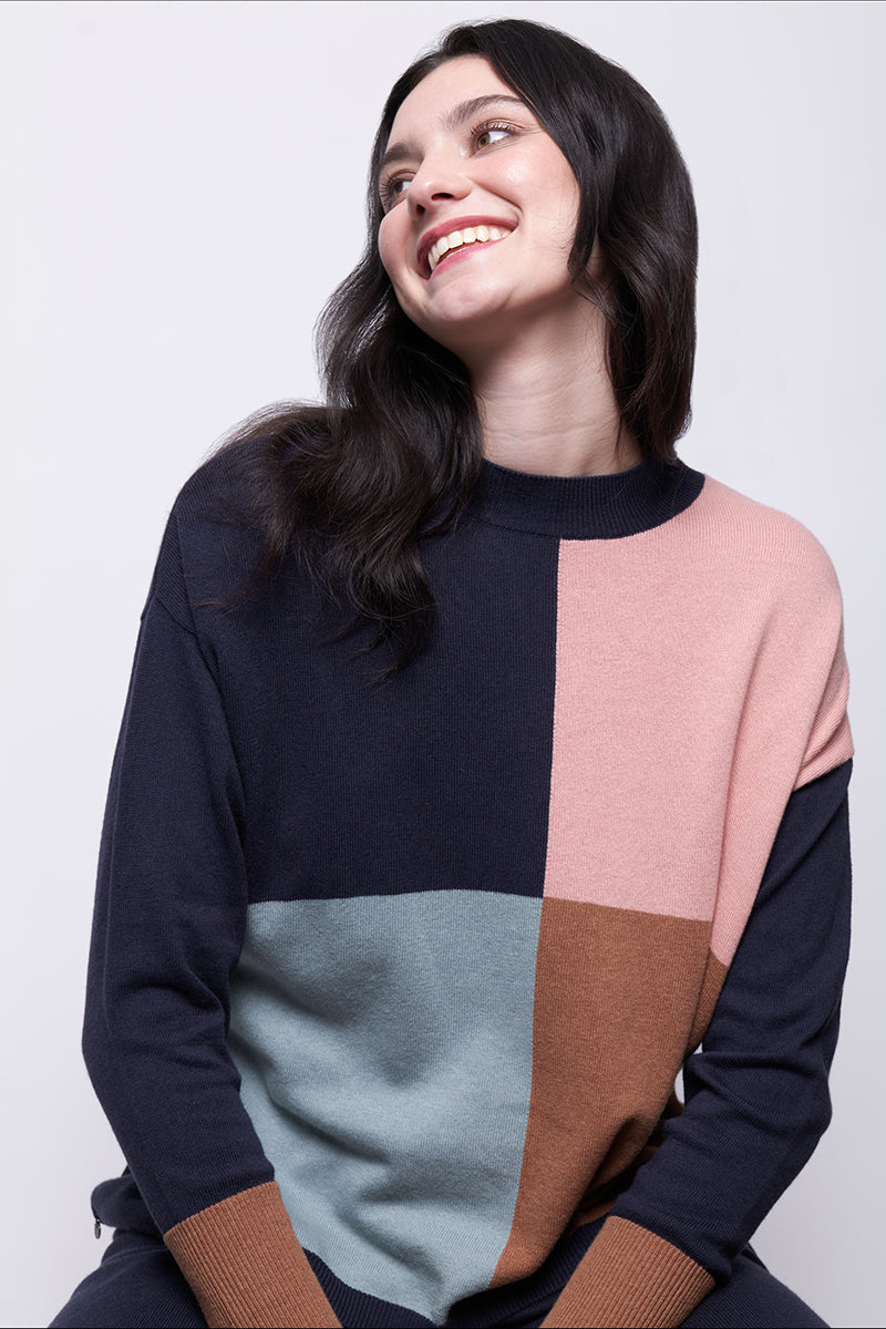 LOOKING SHARP SWEATER - Midnight Mix