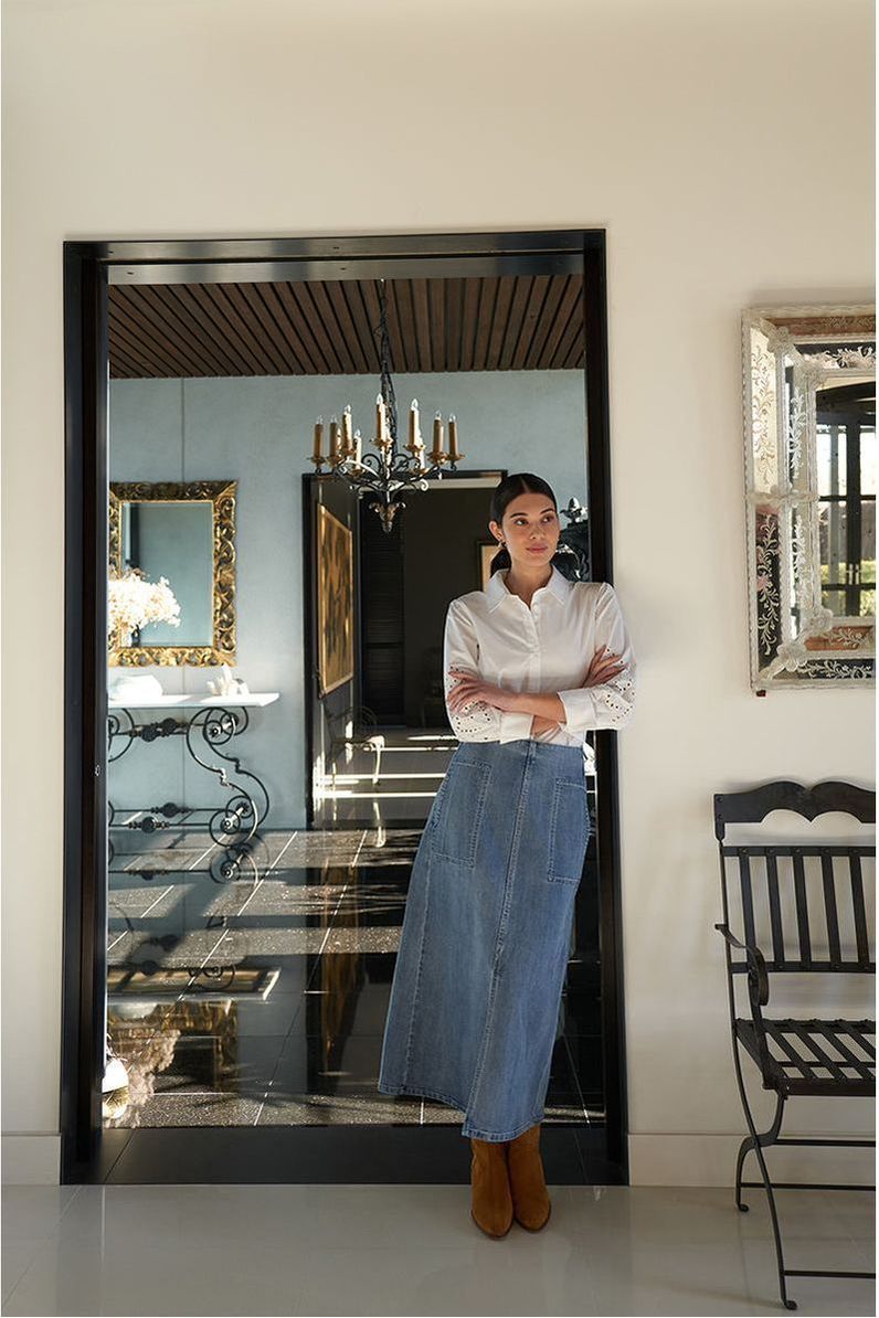 JEAN & TONIC SKIRT - Vintage Wash