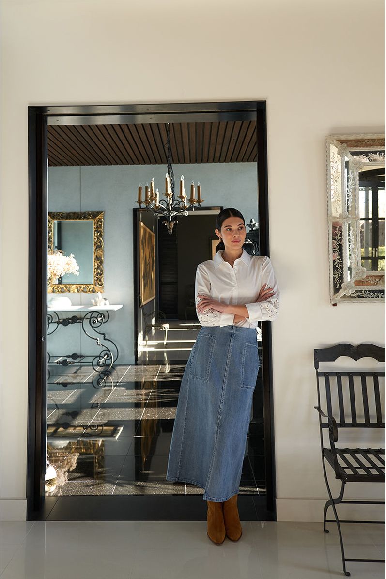 JEAN & TONIC SKIRT - Vintage Wash