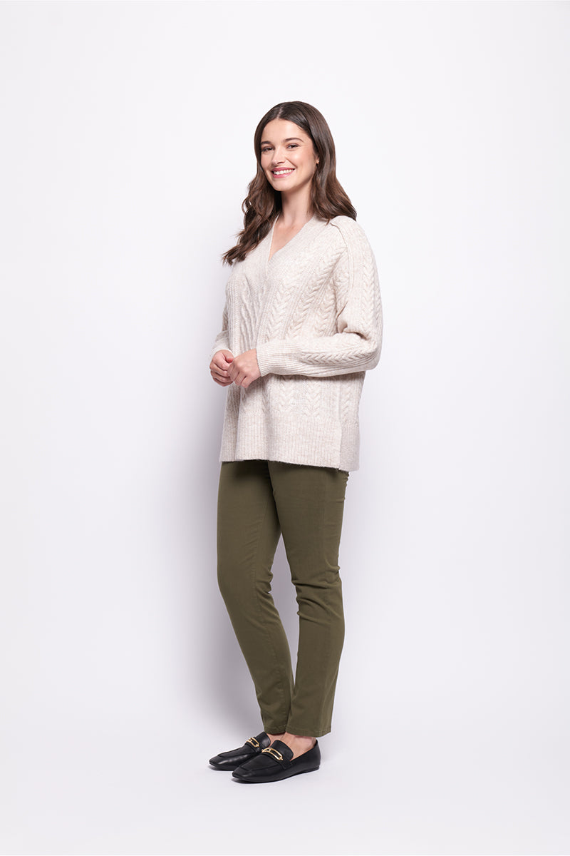 SHE'S A PURLA SWEATER - OAT