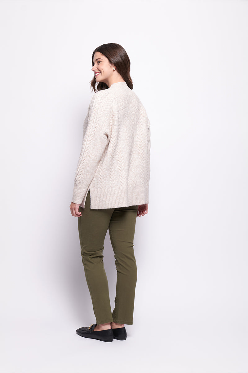 SHE'S A PURLA SWEATER - OAT