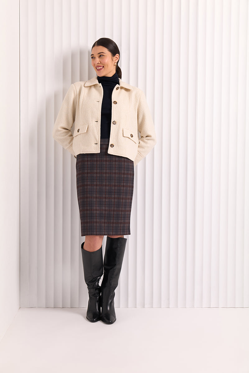 SEW HAPPY COAT - WINTER WHITE