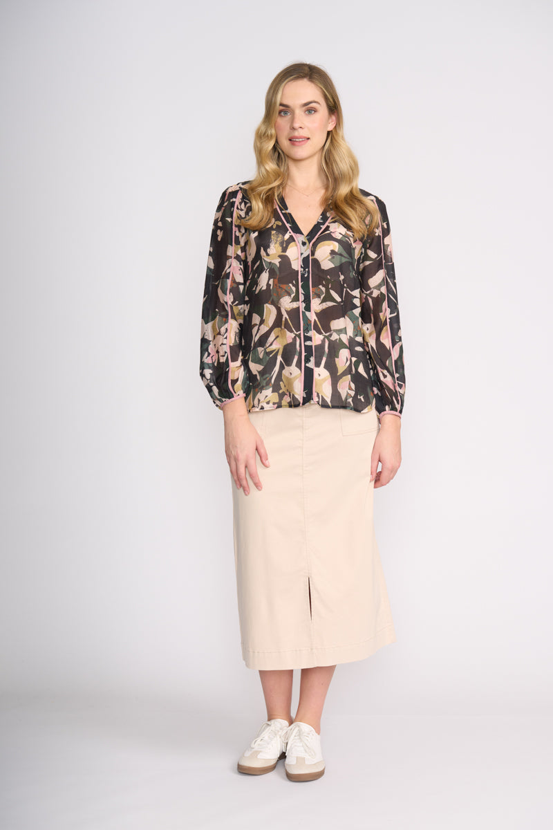 PIPE UP SHIRT - SHADOW LEAF