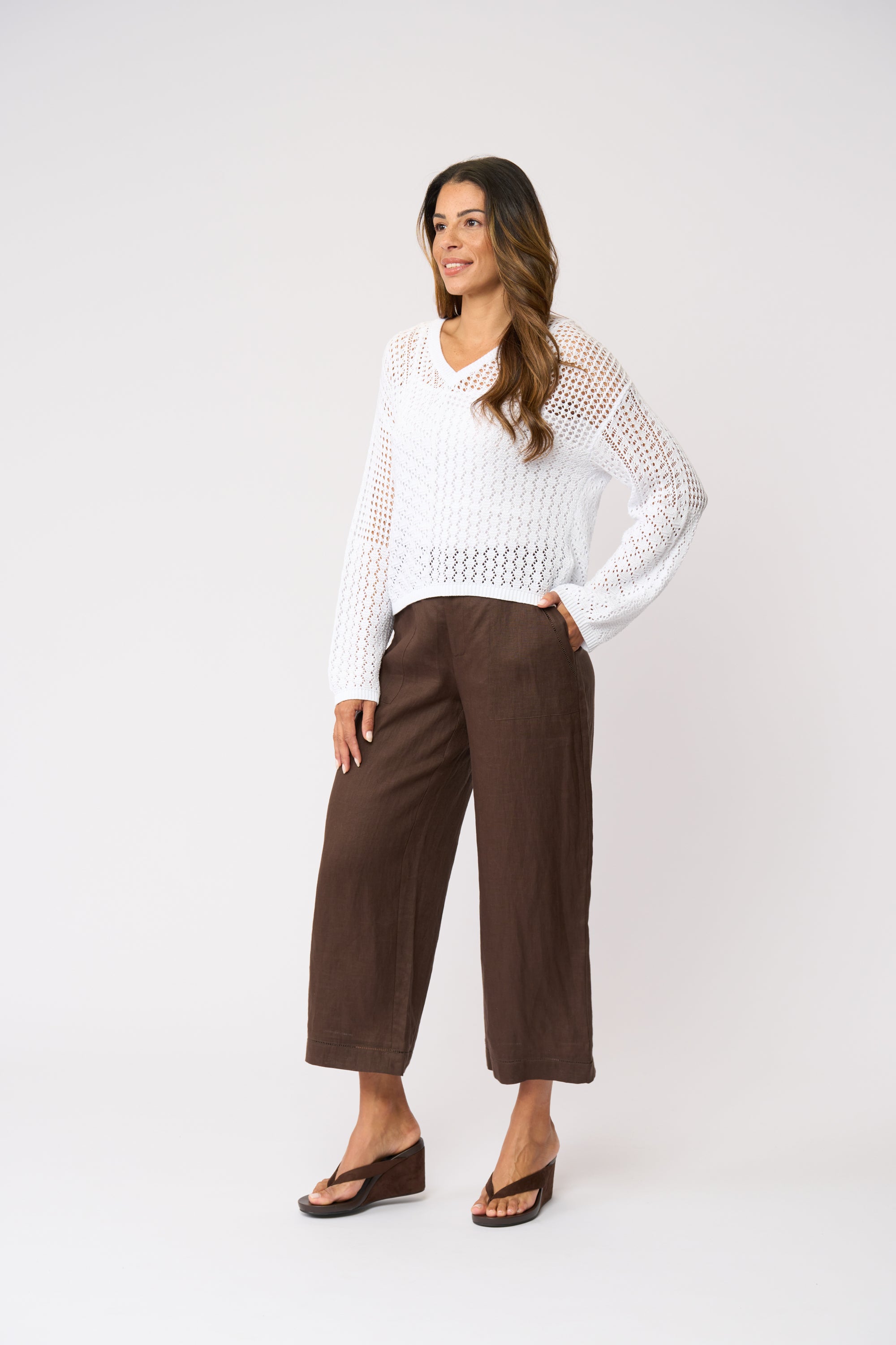 TOP RANK PANT - Cocoa
