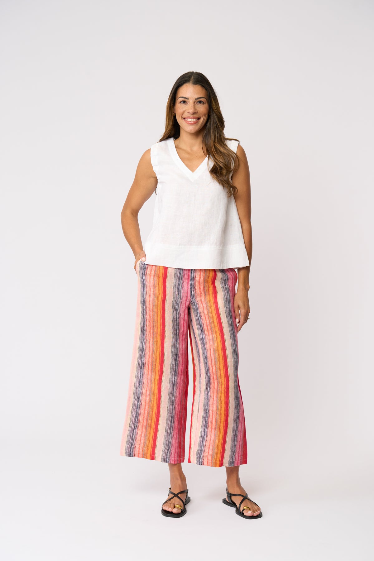 ITS ONLY NATURAL PANT - Sunset Stripe