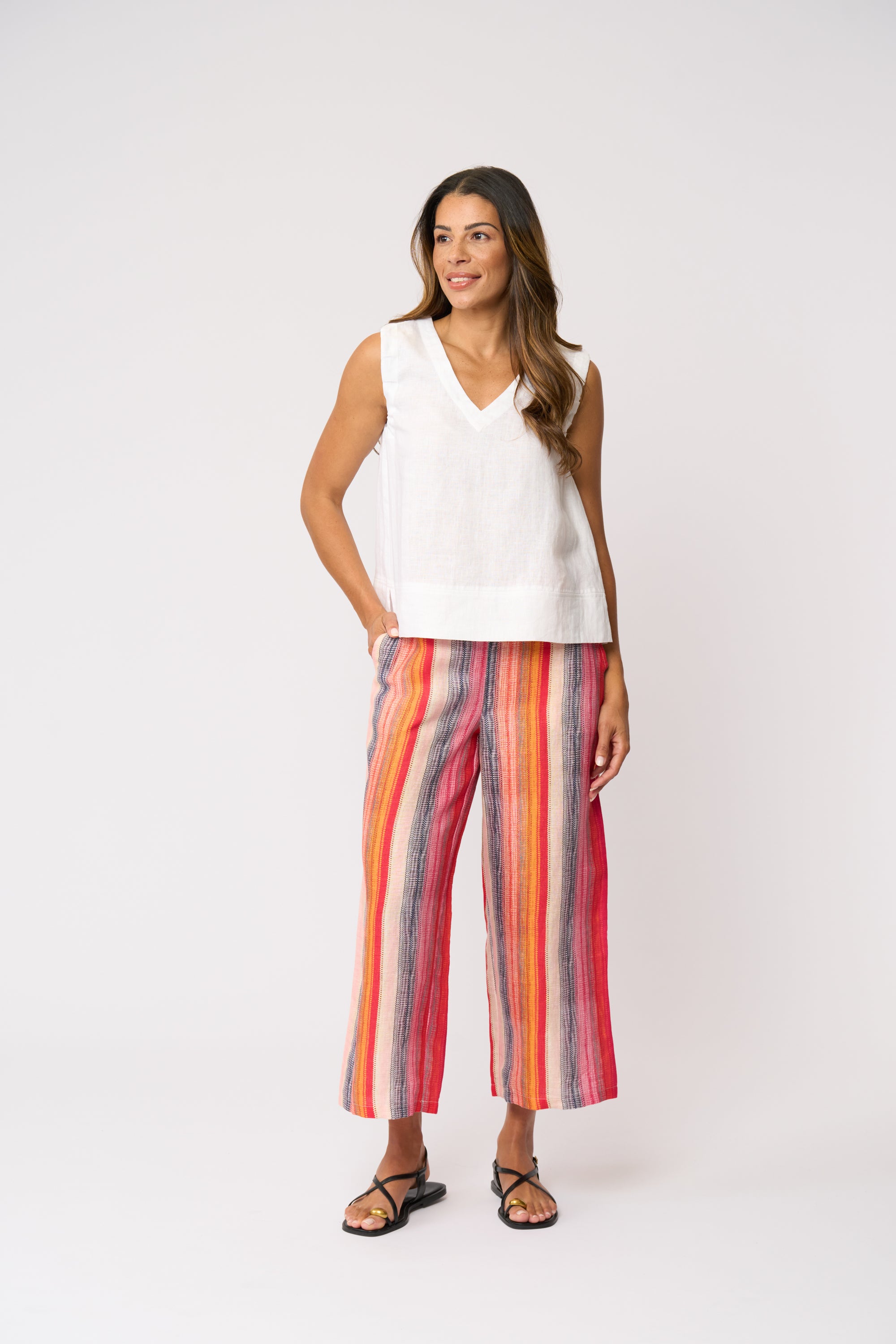 ITS ONLY NATURAL PANT - Sunset Stripe