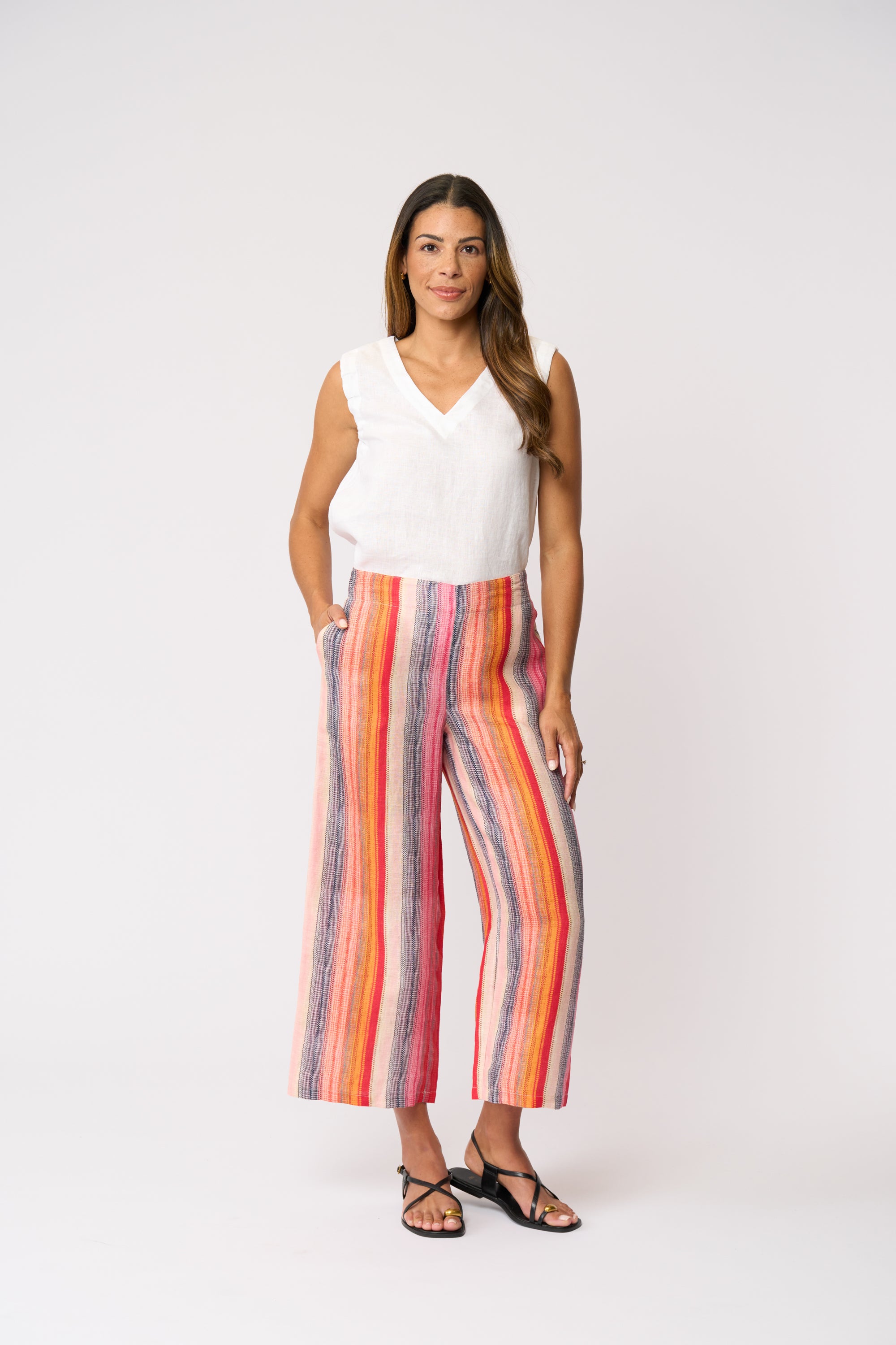 ITS ONLY NATURAL PANT - Sunset Stripe