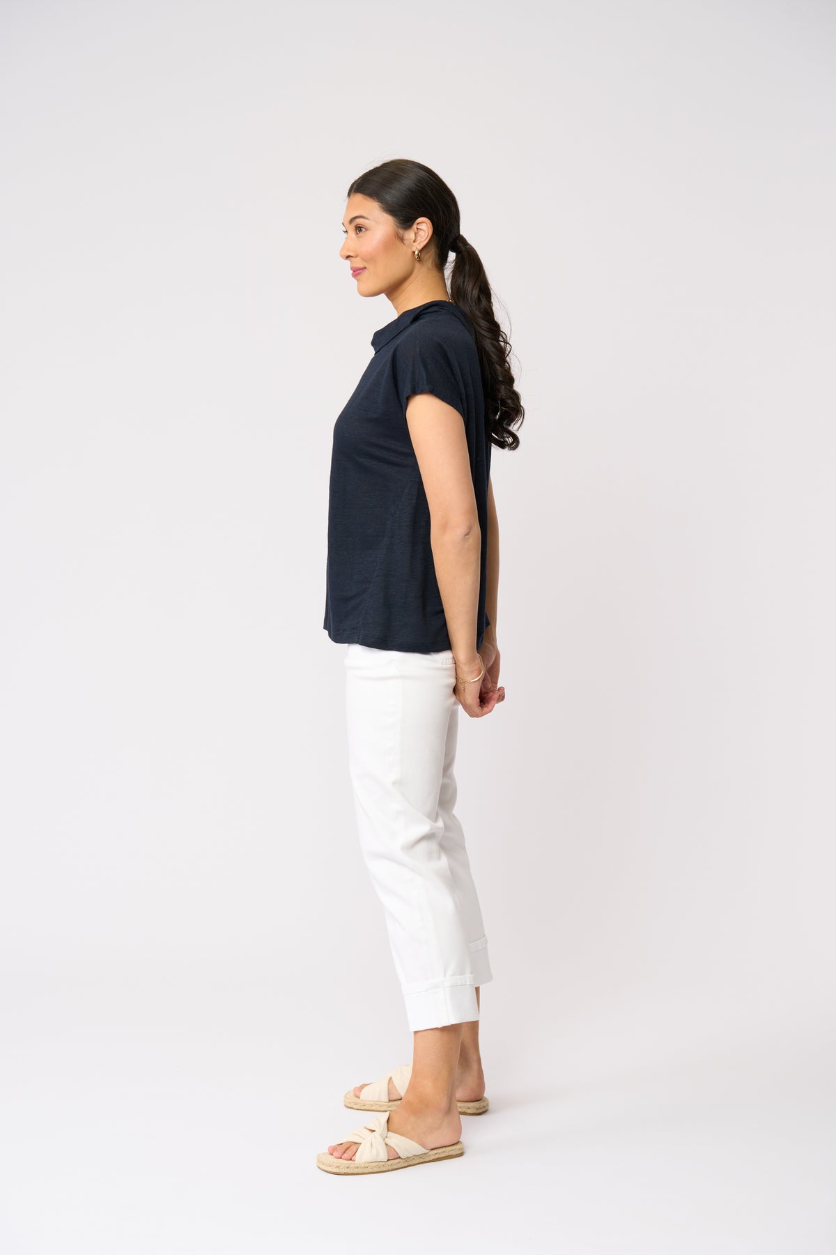 GLOW WITH THE FLOW TOP - Navy