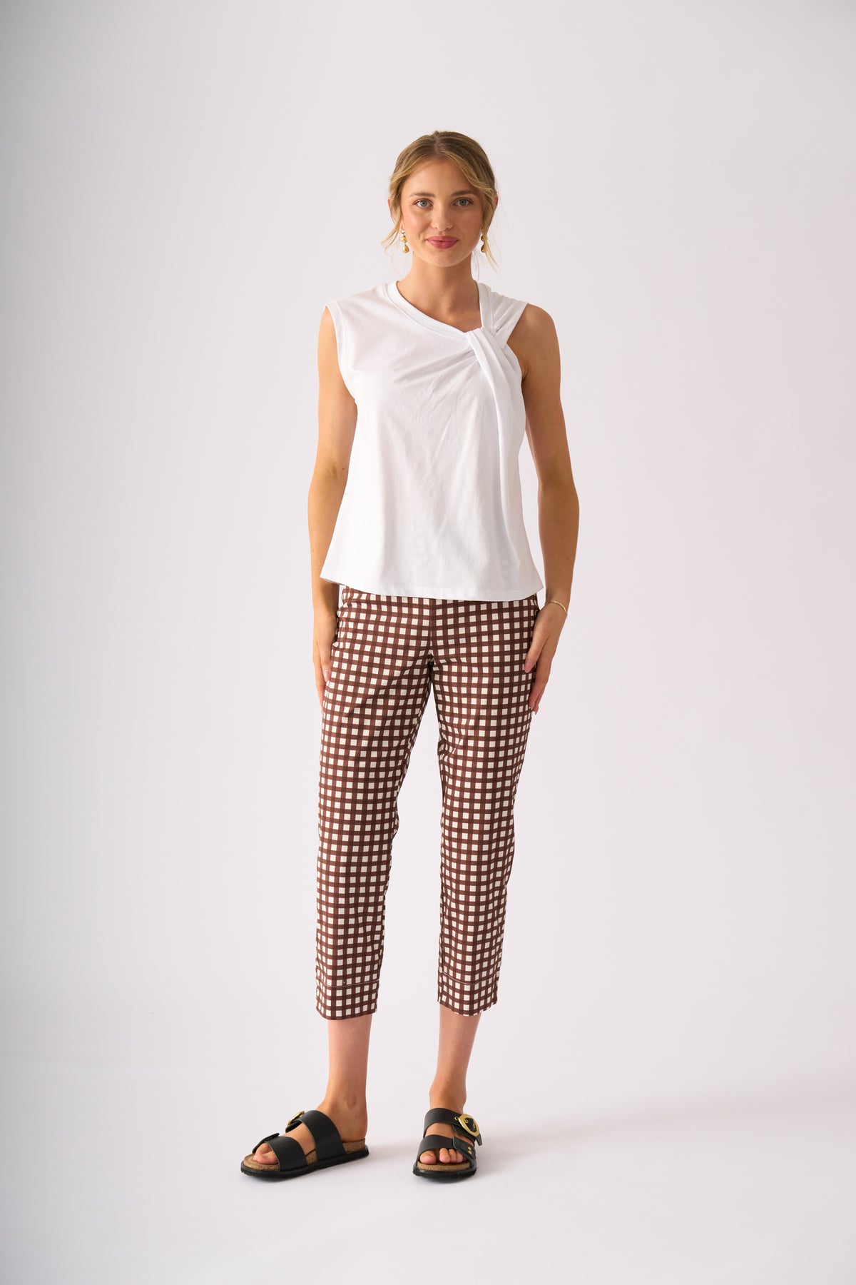 TOP KNOTCH TOP - White