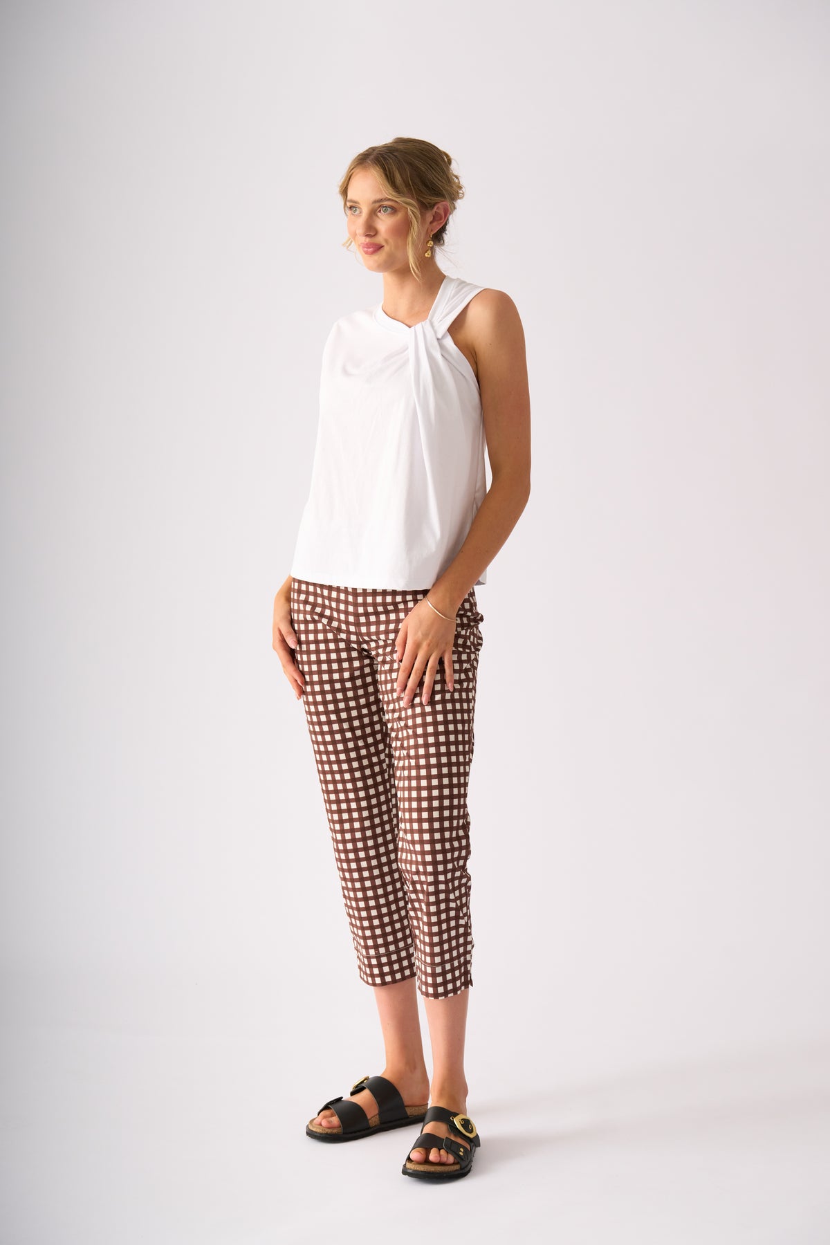 TOP KNOTCH TOP - White