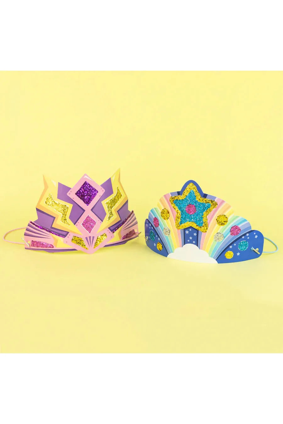 Glitter Goo Crowns - Super Rainbow