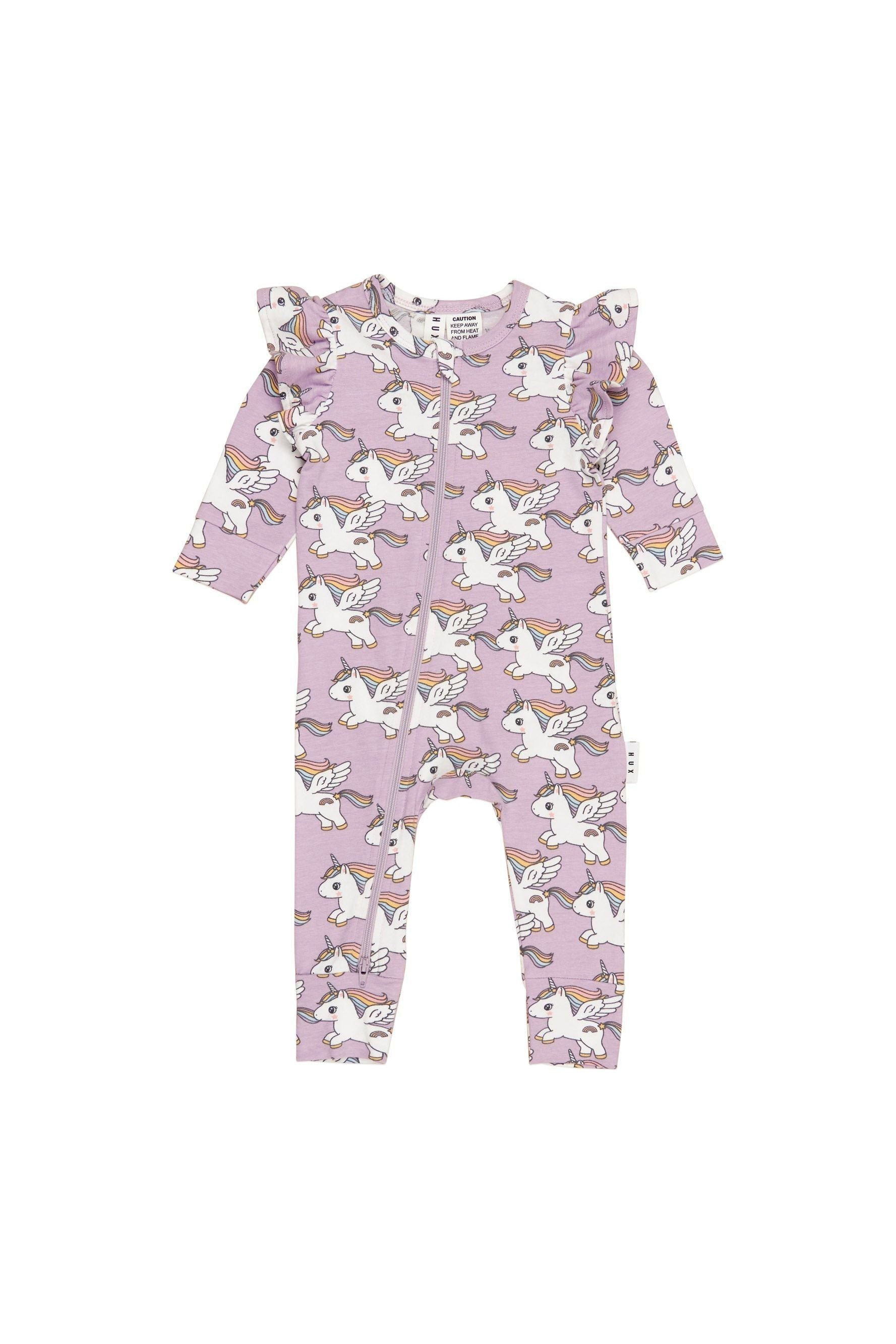 MAGICAL UNICORN FRILL ROMPER