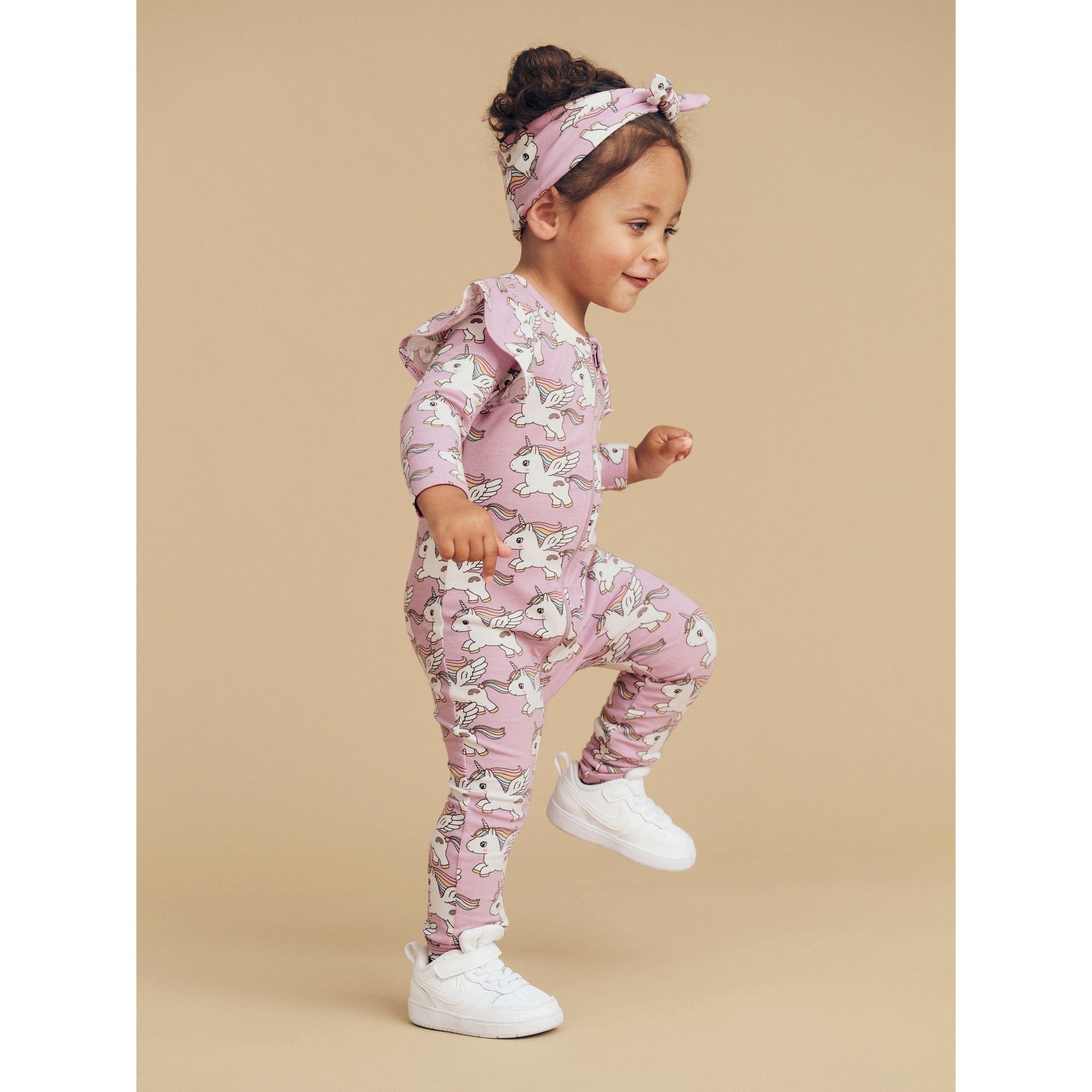 MAGICAL UNICORN FRILL ROMPER